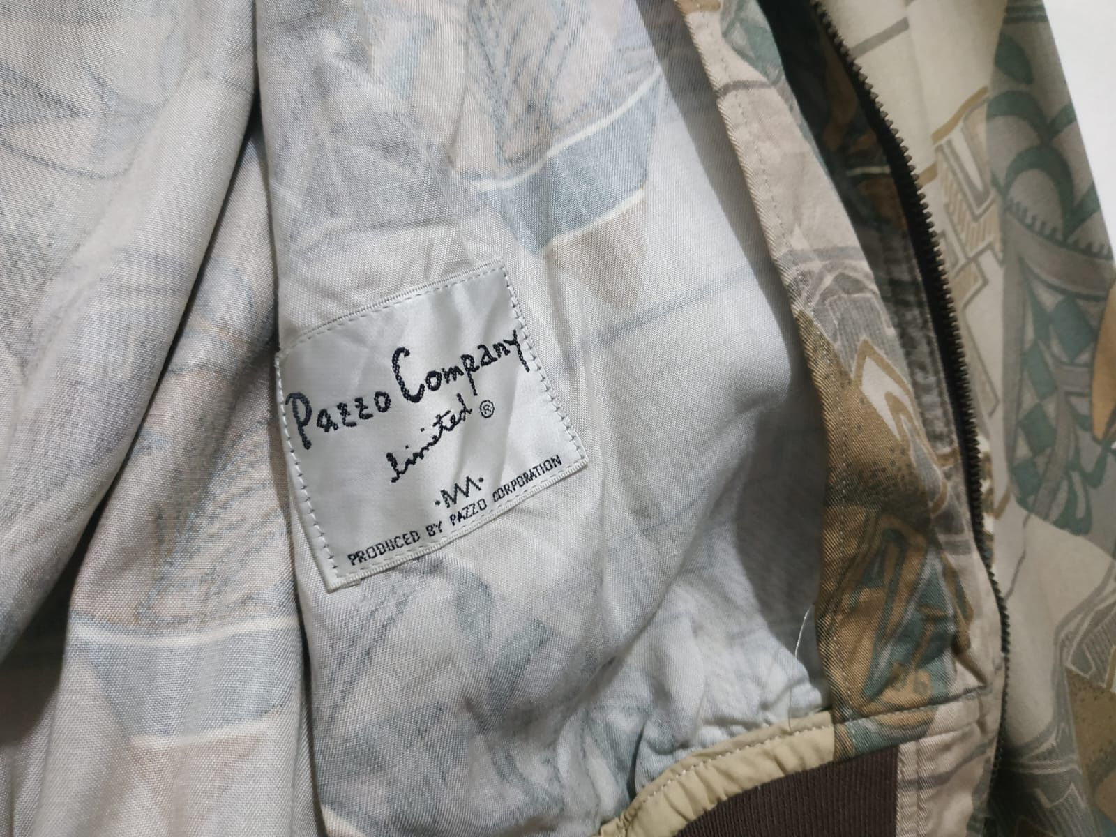 Masaki Matsushima Japanese Designer N. Masaki Pazzo Rayon Bomber Jacket Size US S / EU 44-46 / 1 - 18 Thumbnail