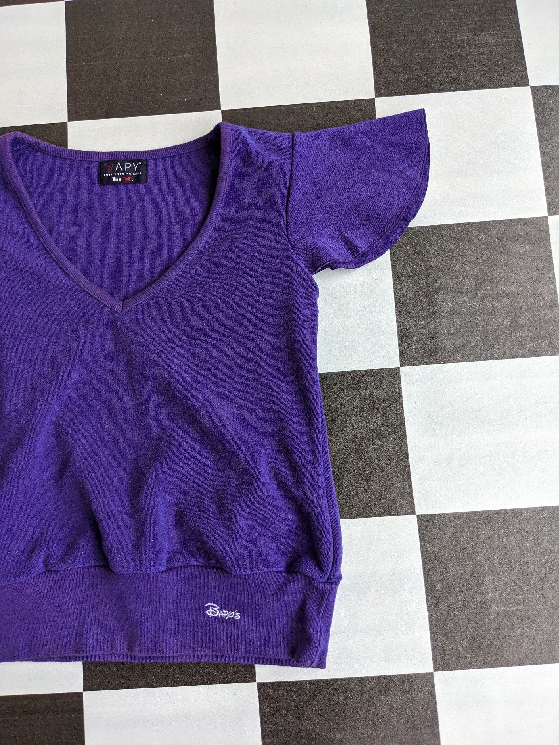 Bape Women's Bapy by Bape Cropped Shirt Size XS / US 0-2 / IT 36-38 - 9 Thumbnail