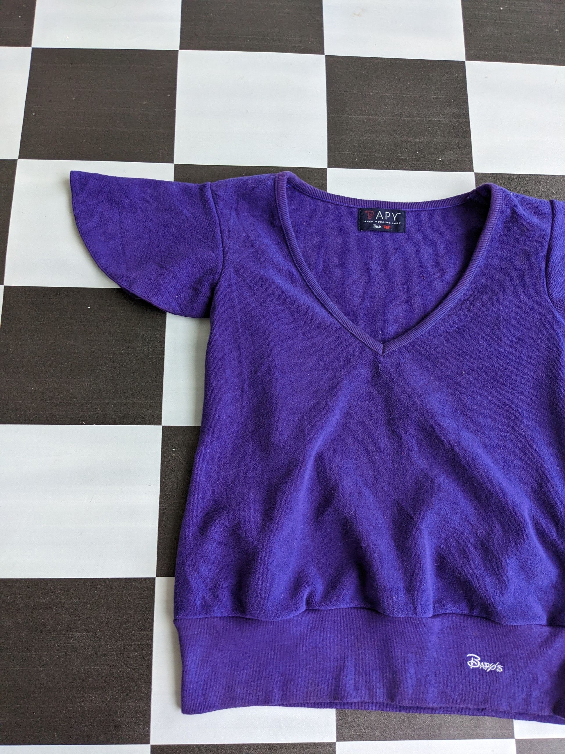 Bape Women's Bapy by Bape Cropped Shirt Size XS / US 0-2 / IT 36-38 - 8 Thumbnail