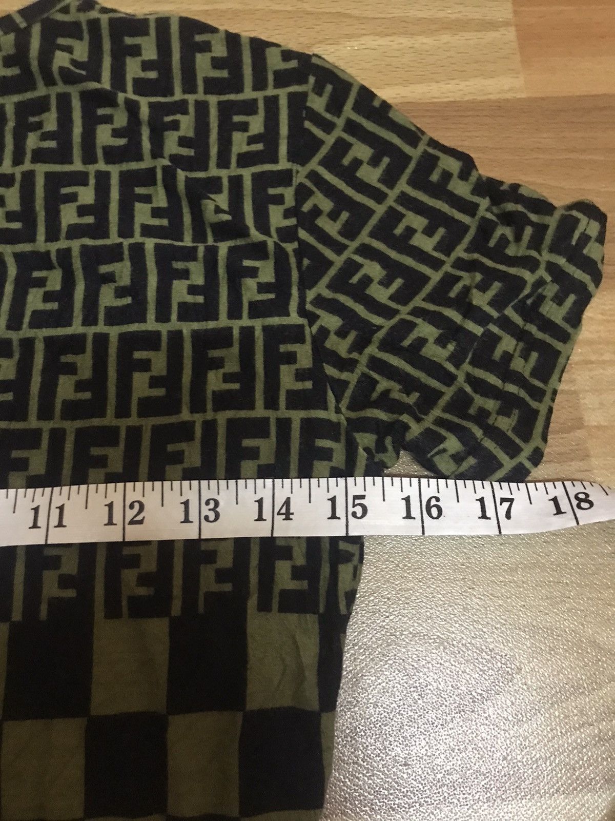 Fendi × Vintage ‼️VINTAGE FENDI MONOGRAM STRECHADLE TSHIRT NICE DESIGN‼️ Size XS / US 0-2 / IT 36-38 - 5 Thumbnail