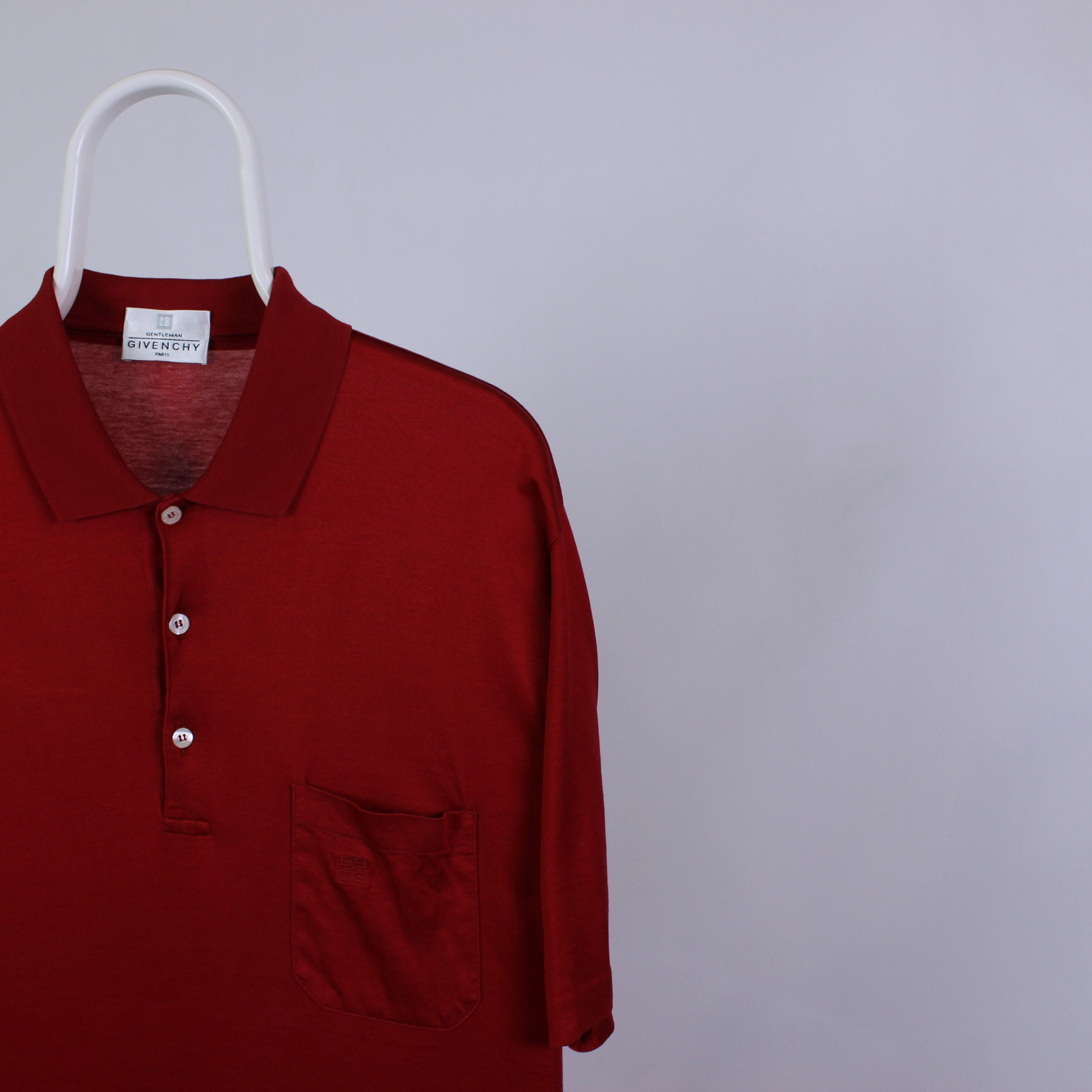 Givenchy givenchy gentleman paris polo shirt rare red Size US XL / EU 56 / 4 - 2 Thumbnail