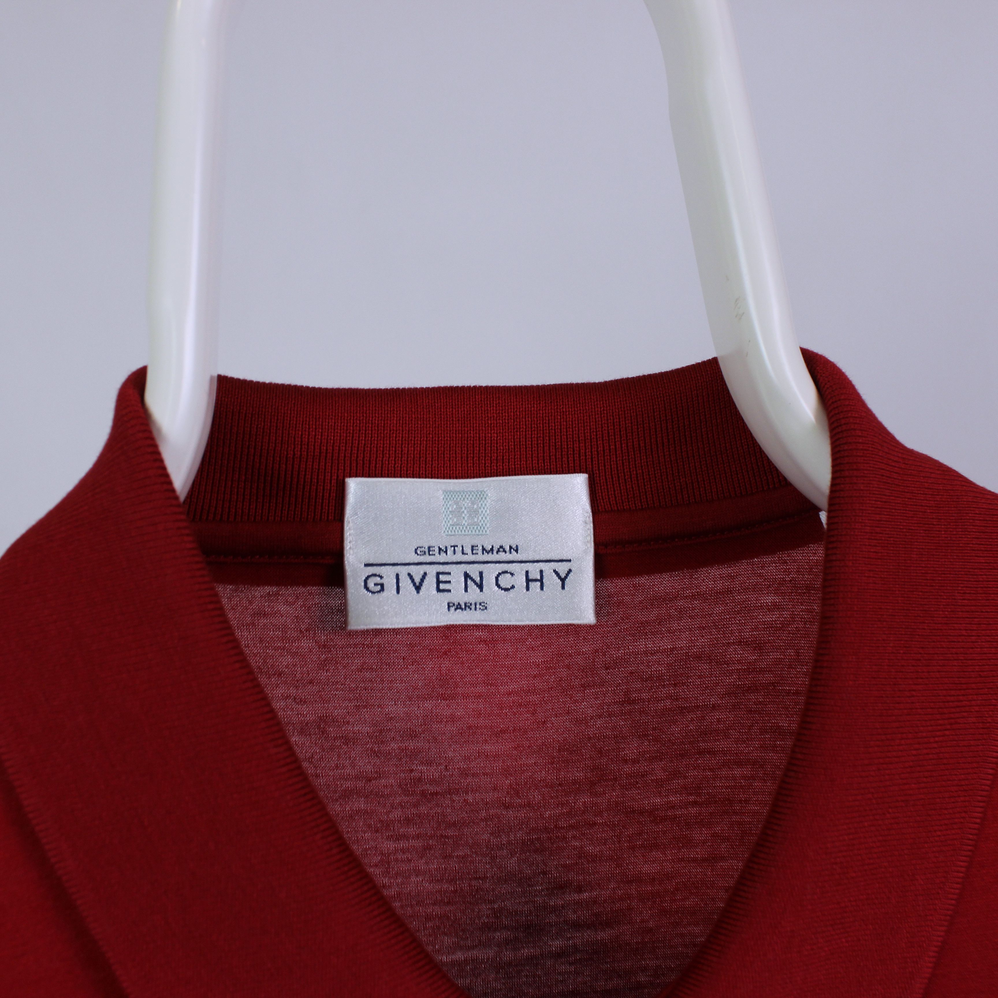 Givenchy givenchy gentleman paris polo shirt rare red Size US XL / EU 56 / 4 - 4 Thumbnail