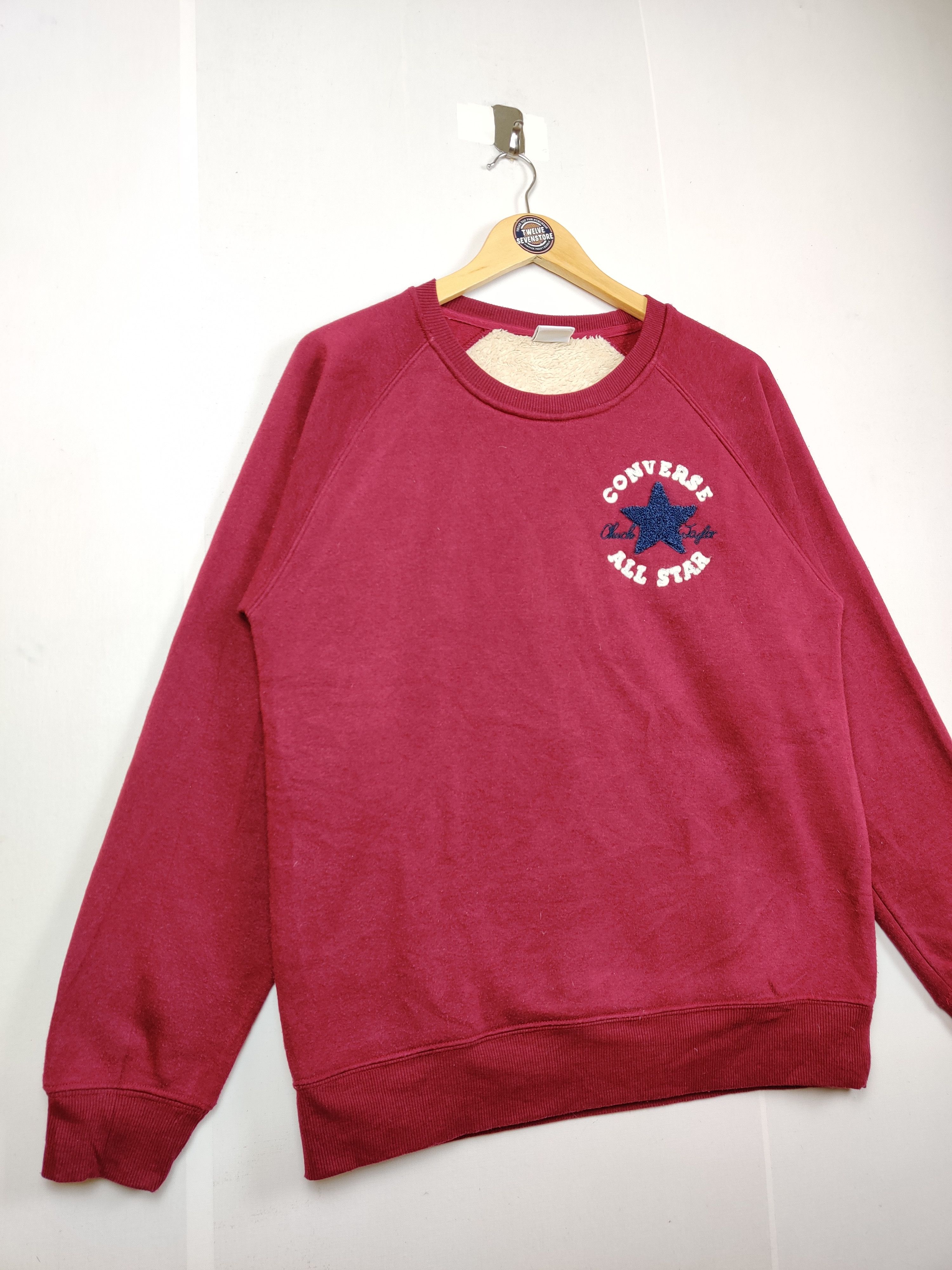 Converse Vintage Converse Sweatshirt Nice Deisgn Size US L / EU 52-54 / 3 - 4 Thumbnail