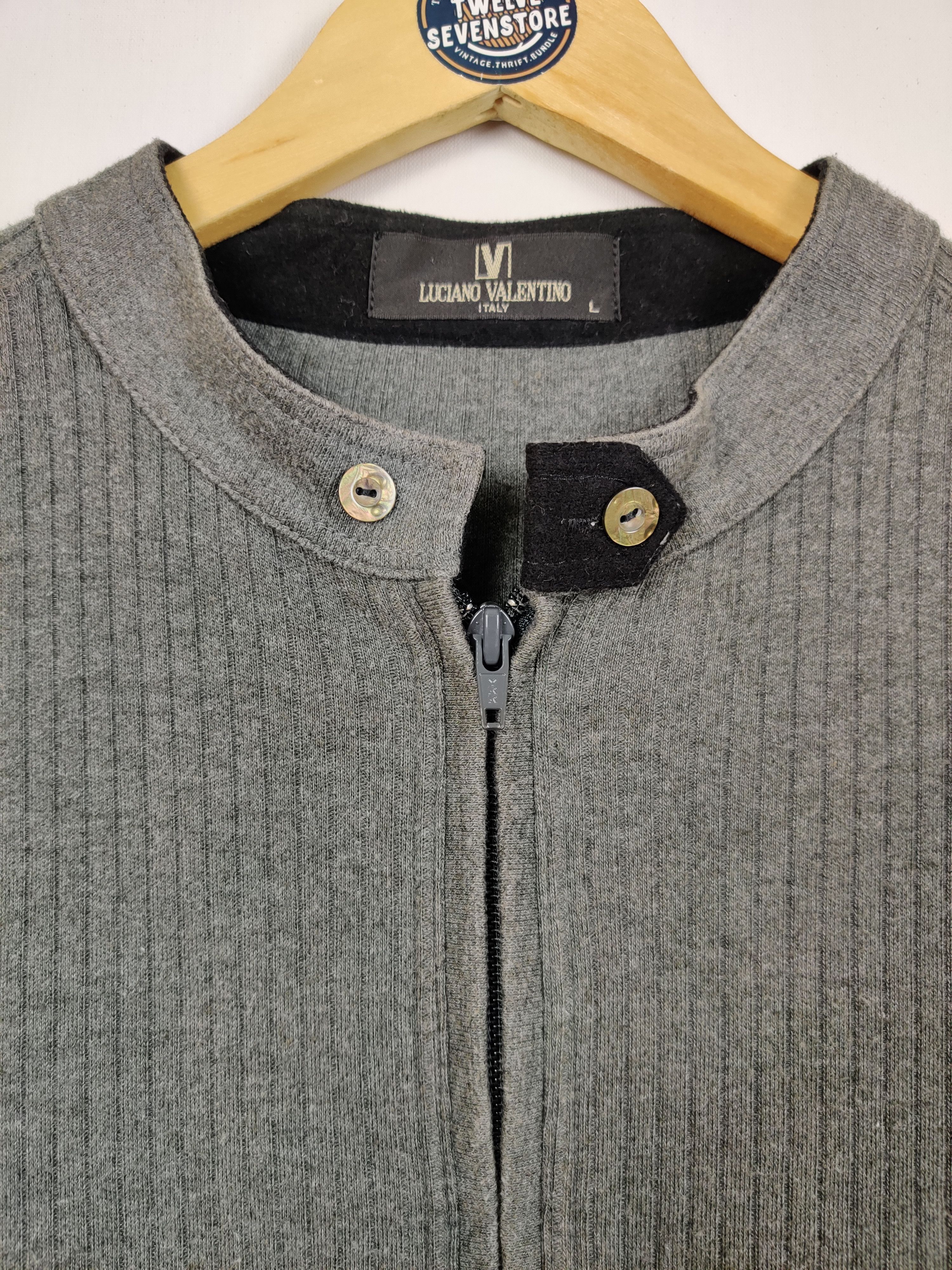 Japanese Brand Vintage Luciano Valentino Zipper Sweatshirt Size US L / EU 52-54 / 3 - 6 Thumbnail