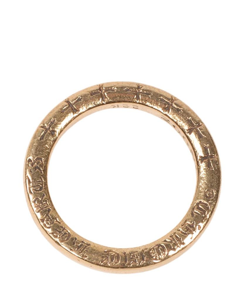 CHROME HEARTS 18KWG 厳しい TFL RING 純正 