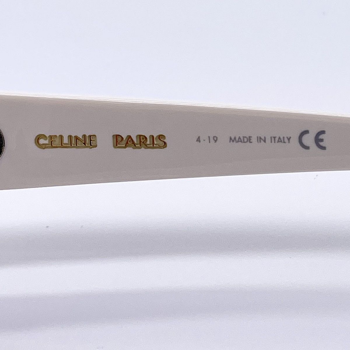 Celine NEW CELINE CL40079I 25N SQUARE WHITE GREEN SUNGLASSES Size ONE SIZE - 9 Thumbnail