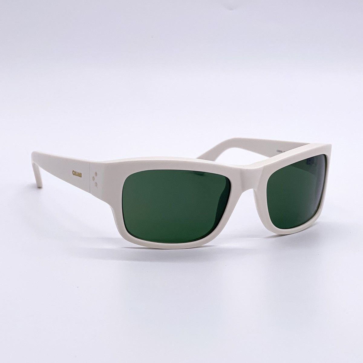 Celine NEW CELINE CL40079I 25N SQUARE WHITE GREEN SUNGLASSES Size ONE SIZE - 6 Thumbnail