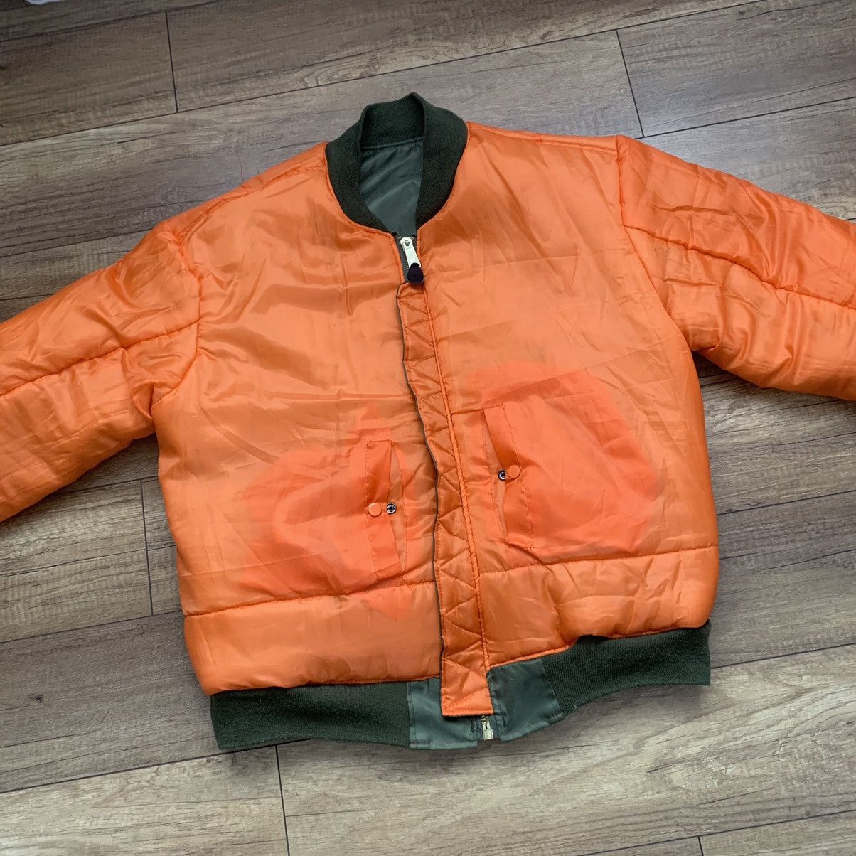 Other MA-1 Flying Nylon Bomber Jacket Military Vintage Size US L / EU 52-54 / 3 - 13 Thumbnail