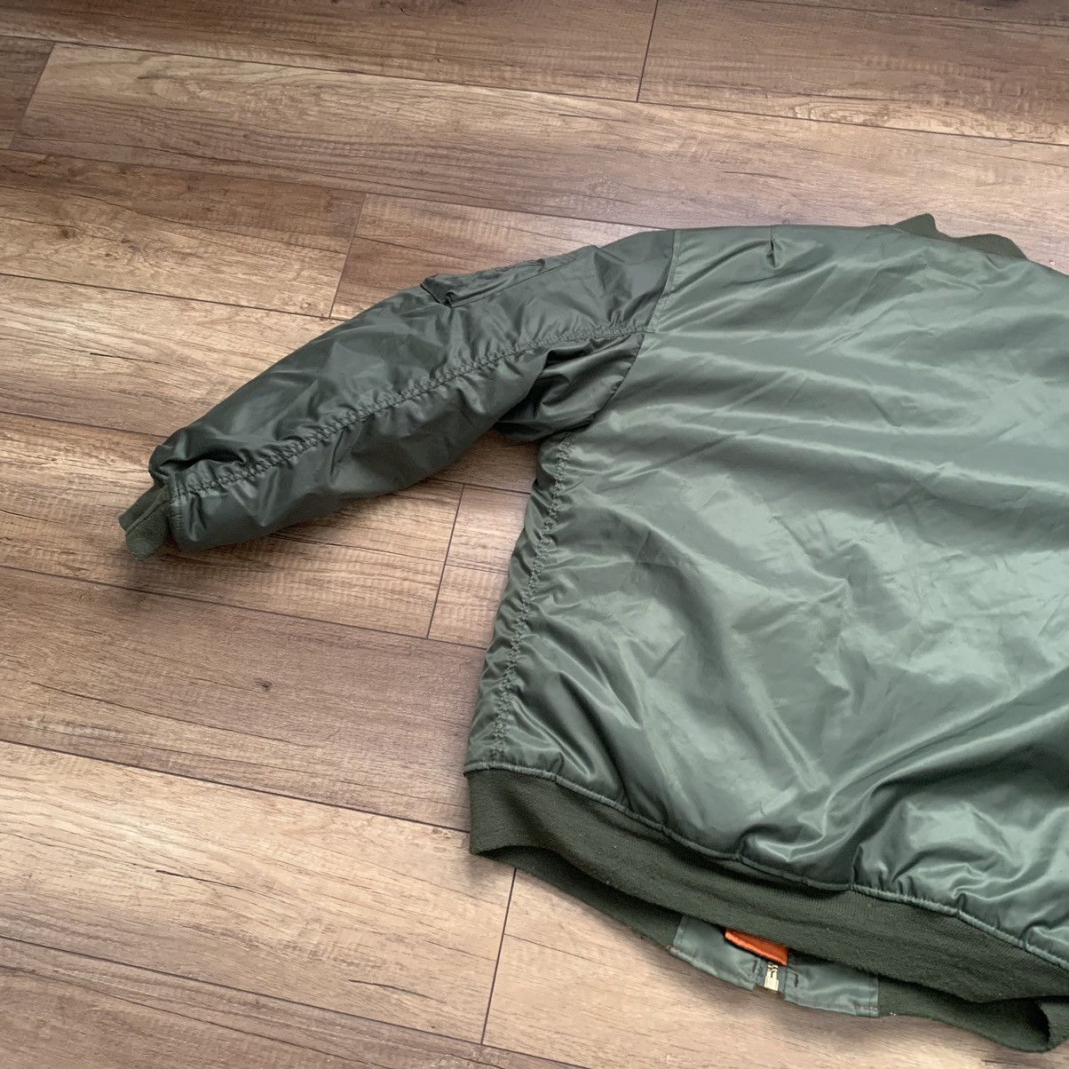 Other MA-1 Flying Nylon Bomber Jacket Military Vintage Size US L / EU 52-54 / 3 - 8 Thumbnail