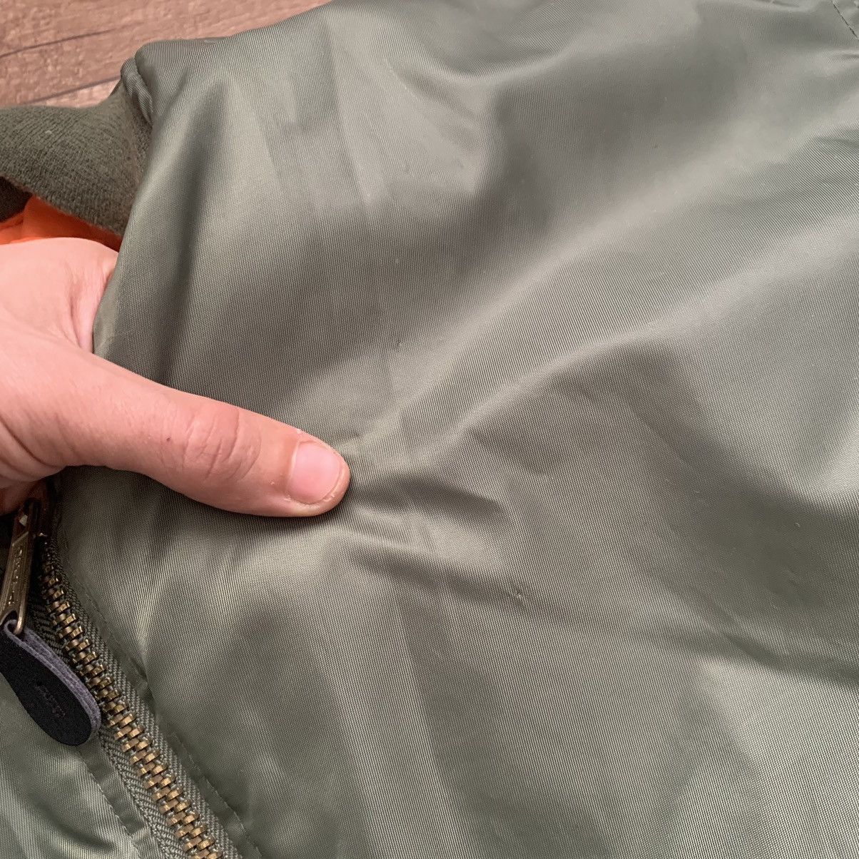 Other MA-1 Flying Nylon Bomber Jacket Military Vintage Size US L / EU 52-54 / 3 - 9 Thumbnail