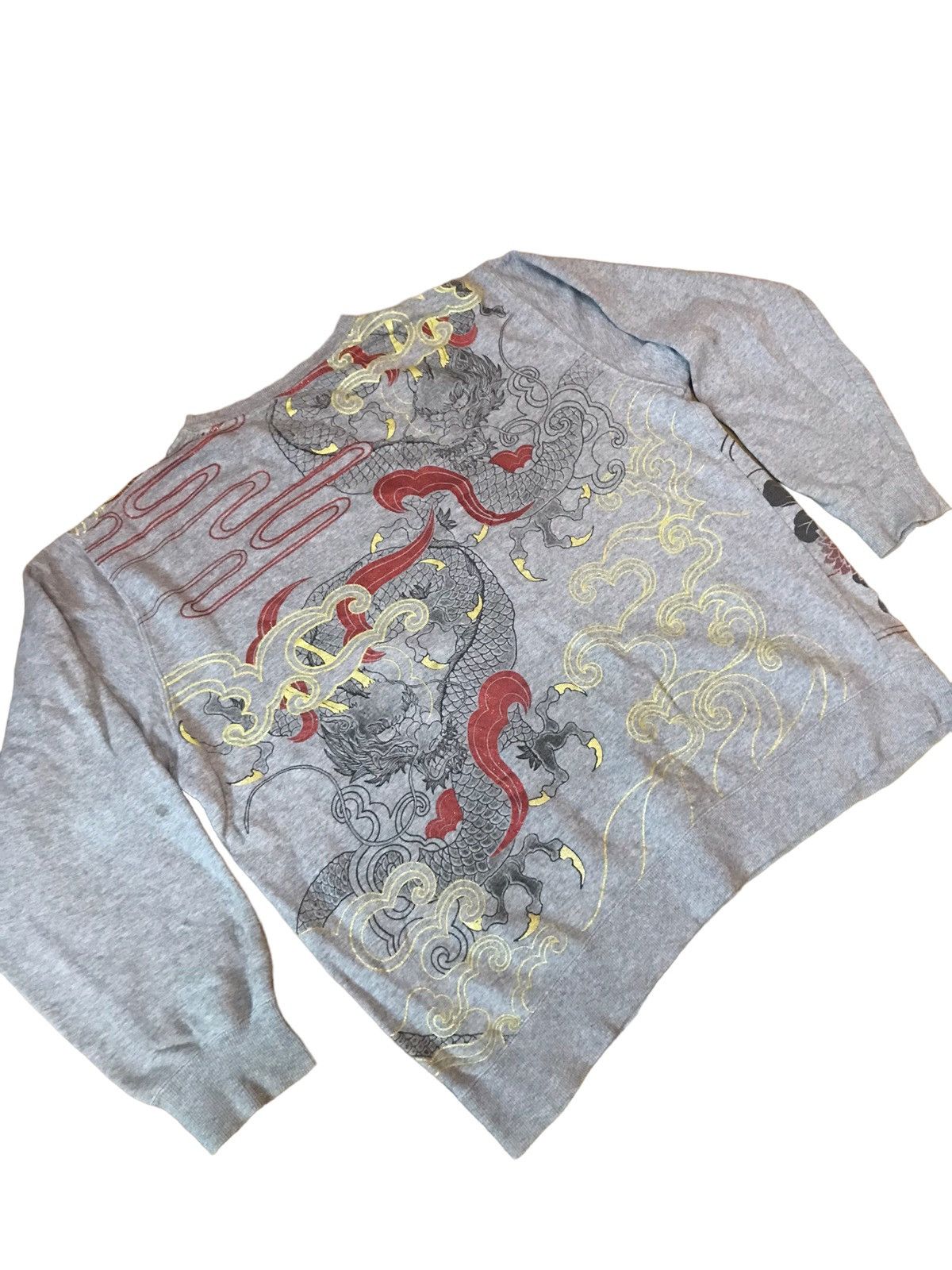 Japanese Brand × Vintage ‼️SWEATSHIRT SORRIDERE SUKAJAN DRAGON‼️ Size US L / EU 52-54 / 3 - 2 Thumbnail