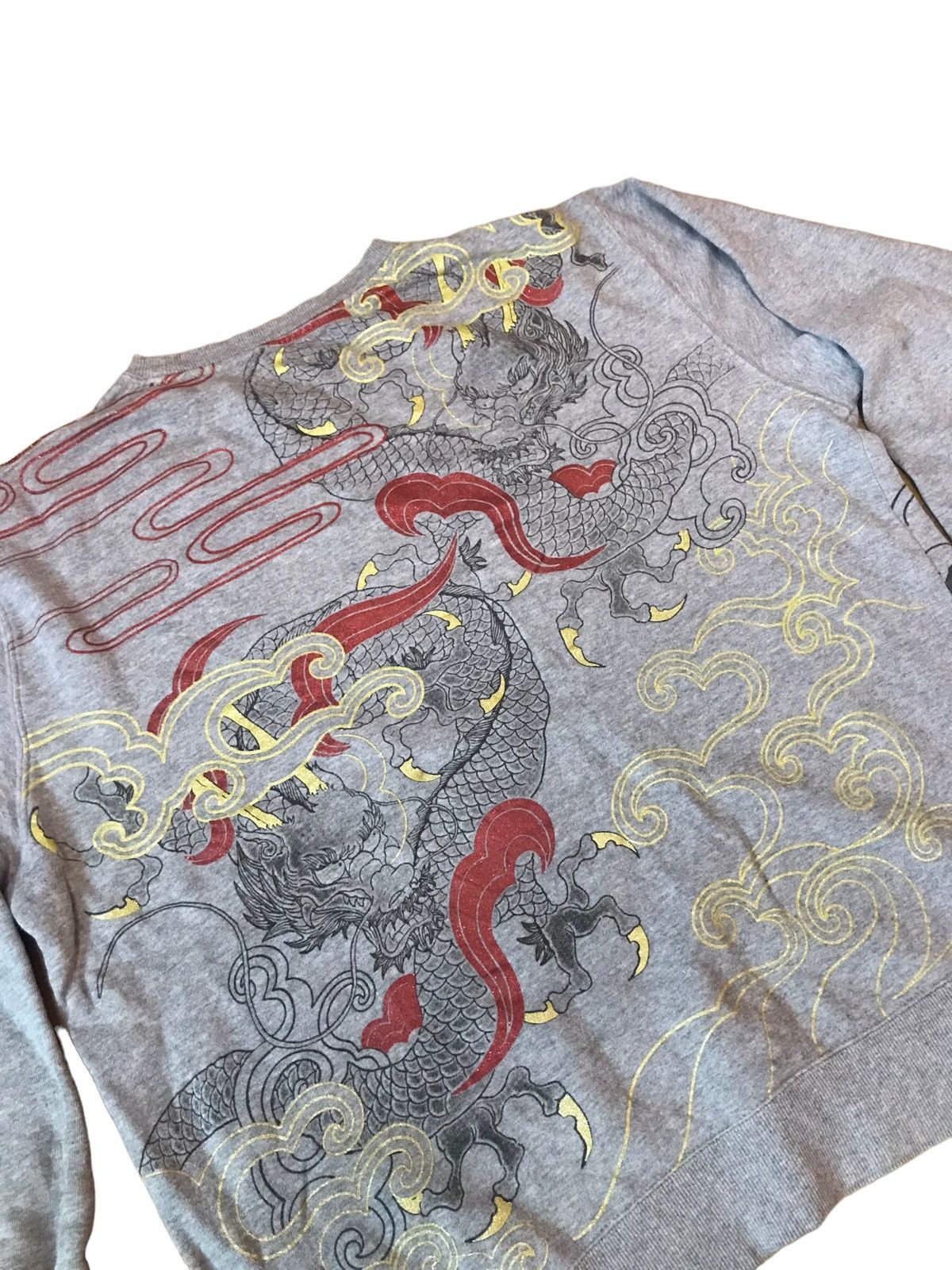 Japanese Brand × Vintage ‼️SWEATSHIRT SORRIDERE SUKAJAN DRAGON‼️ Size US L / EU 52-54 / 3 - 3 Thumbnail