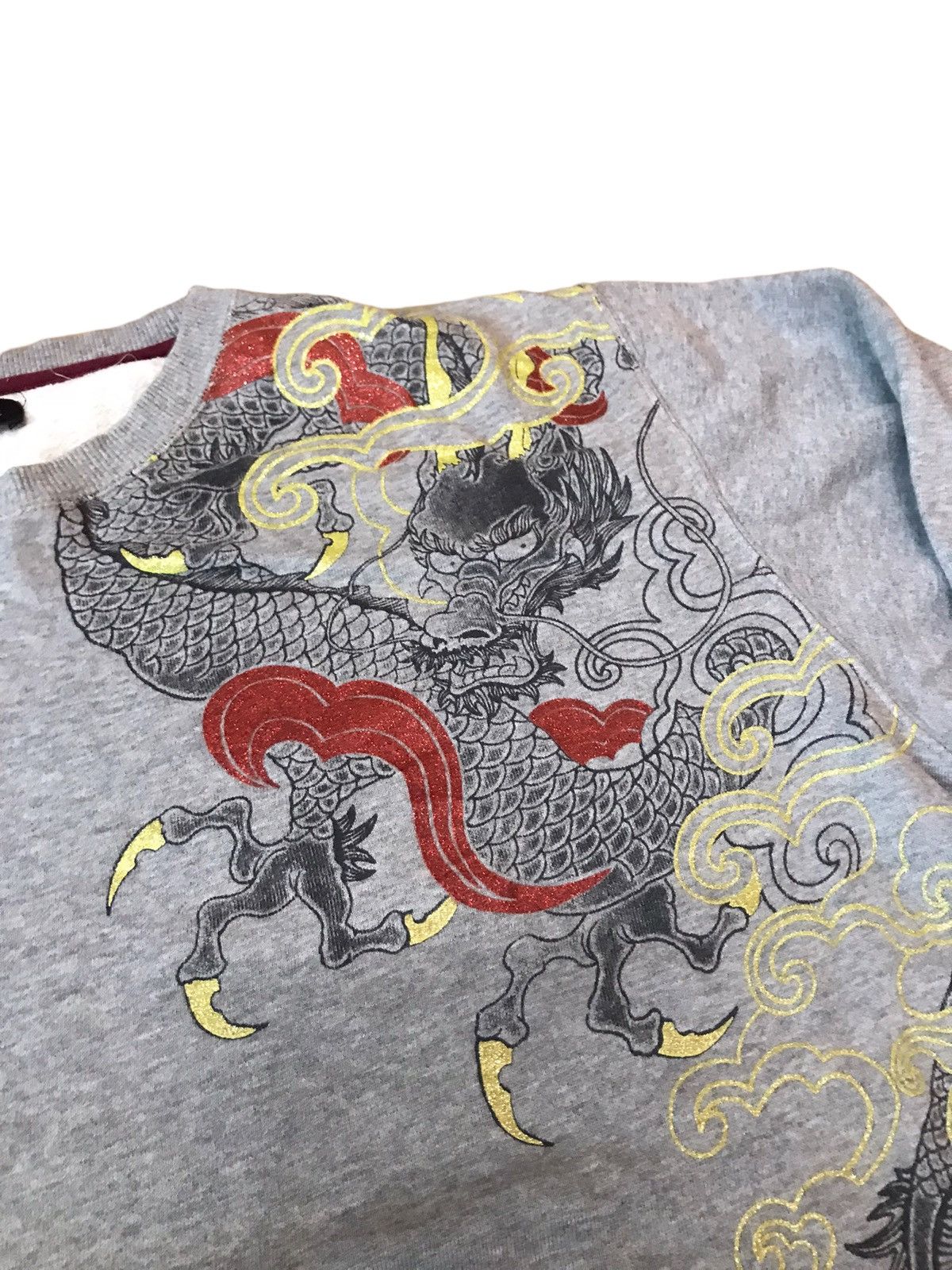 Japanese Brand × Vintage ‼️SWEATSHIRT SORRIDERE SUKAJAN DRAGON‼️ Size US L / EU 52-54 / 3 - 4 Thumbnail