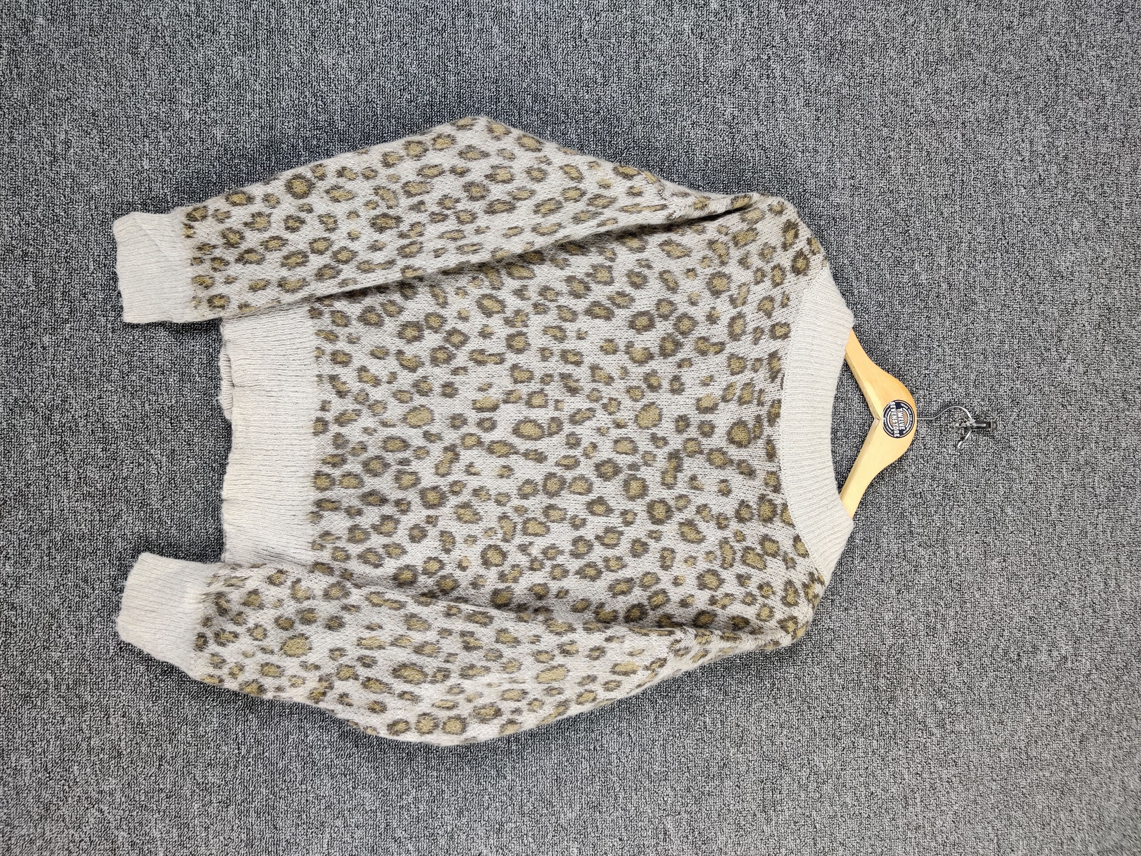 Japanese Brand Unbranded Leopard Knit Cardigan Size US M / EU 48-50 / 2 - 9 Thumbnail
