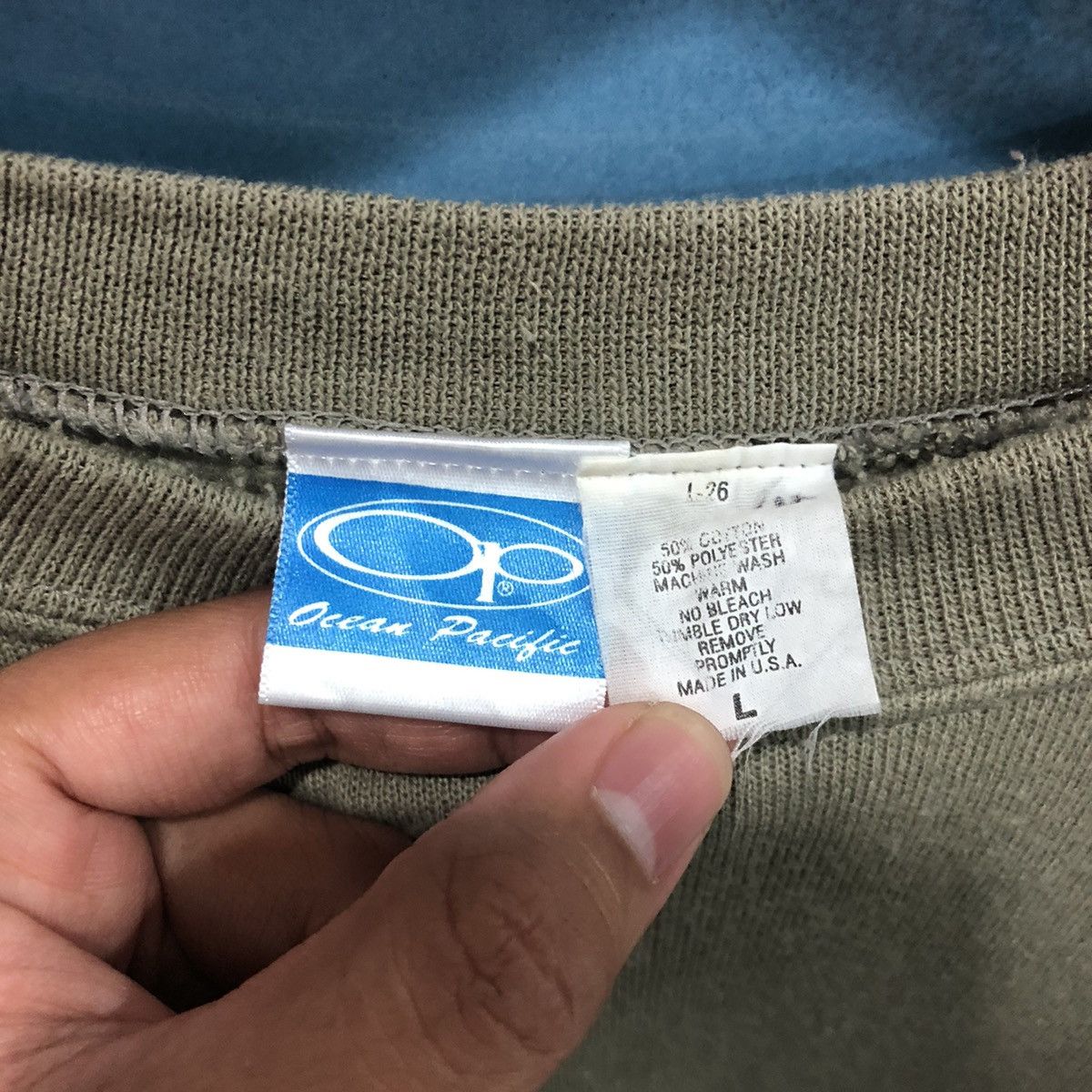Ocean Pacific × Vintage Vintage Ocean Pacific Sweatshirt Size US L / EU 52-54 / 3 - 7 Thumbnail