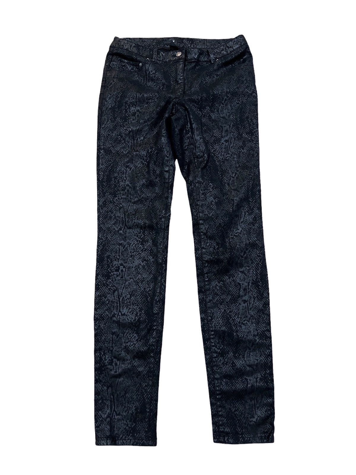 H&M Snake Print Skinny Pants Size US 27 - 2 Thumbnail