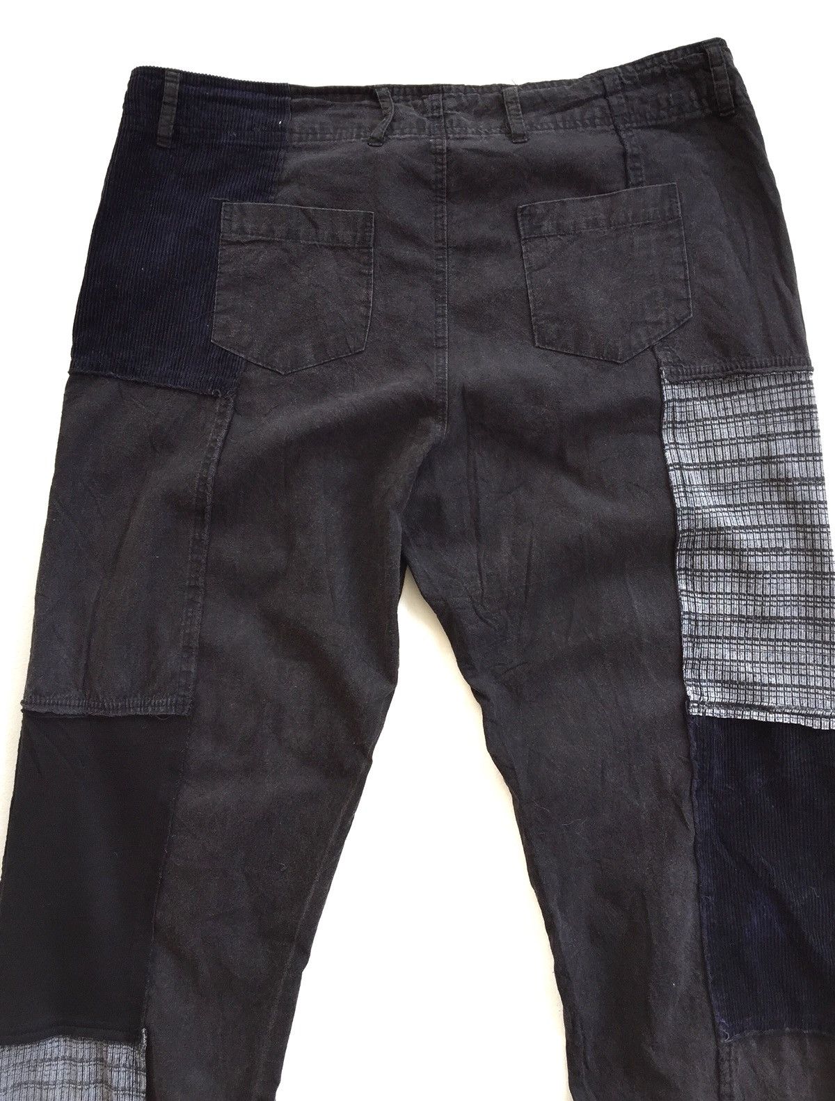 Japanese Brand Japanese Drawstring Patchwork Design Inspired By Kapital Size US 33 - 5 Thumbnail