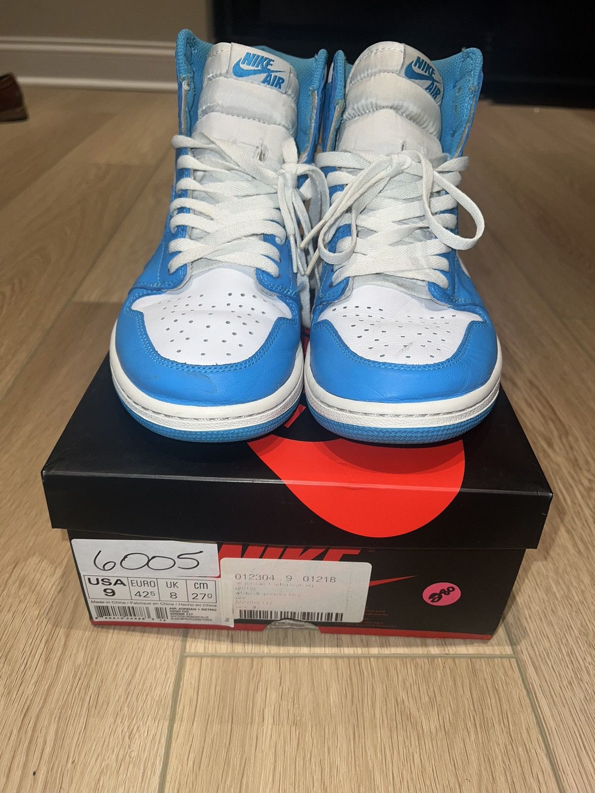 Air Jordan UNC 1s 2015 OGs
