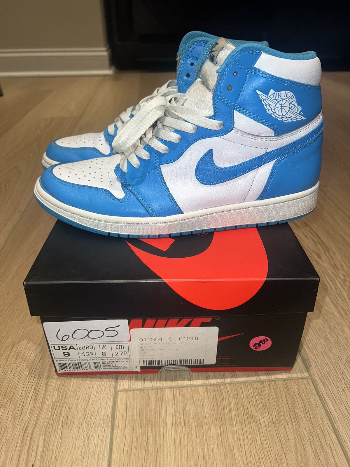 Air Jordan UNC 1s 2015 OGs