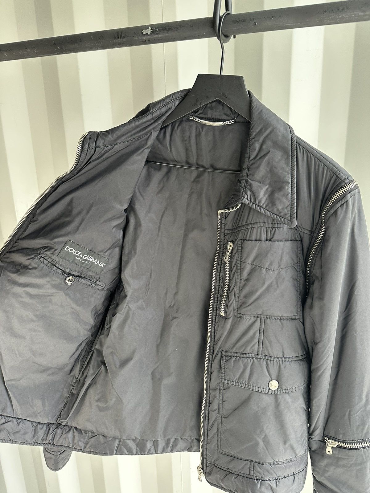 Dolce & Gabbana Zippered Nylon Jacket Size US M / EU 48-50 / 2 - 5 Thumbnail