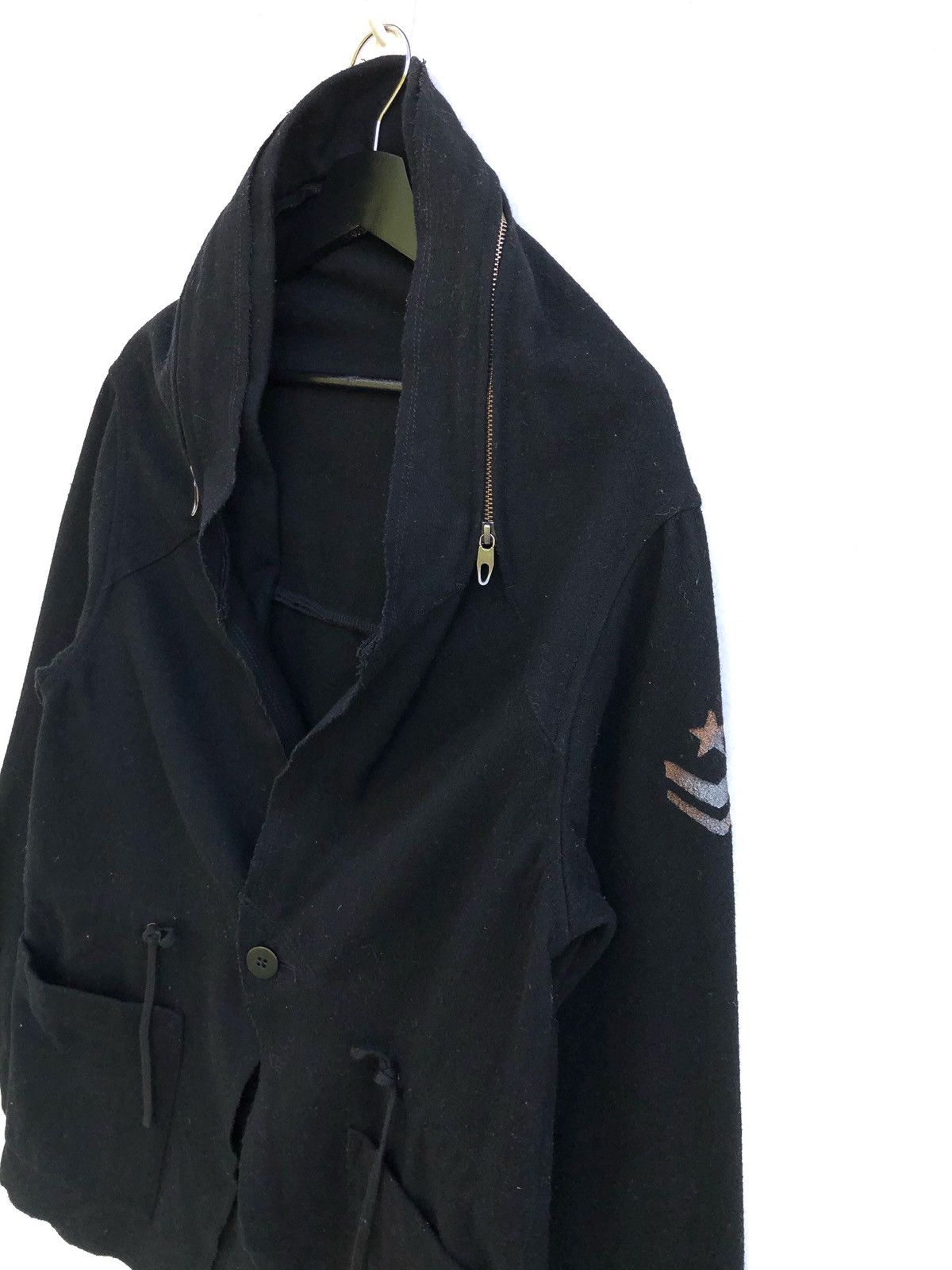 PPFM × Seditionaries PPFM Seditionaries Safety Pin Logo Wool Alien Neck Jacket Size US M / EU 48-50 / 2 - 4 Thumbnail