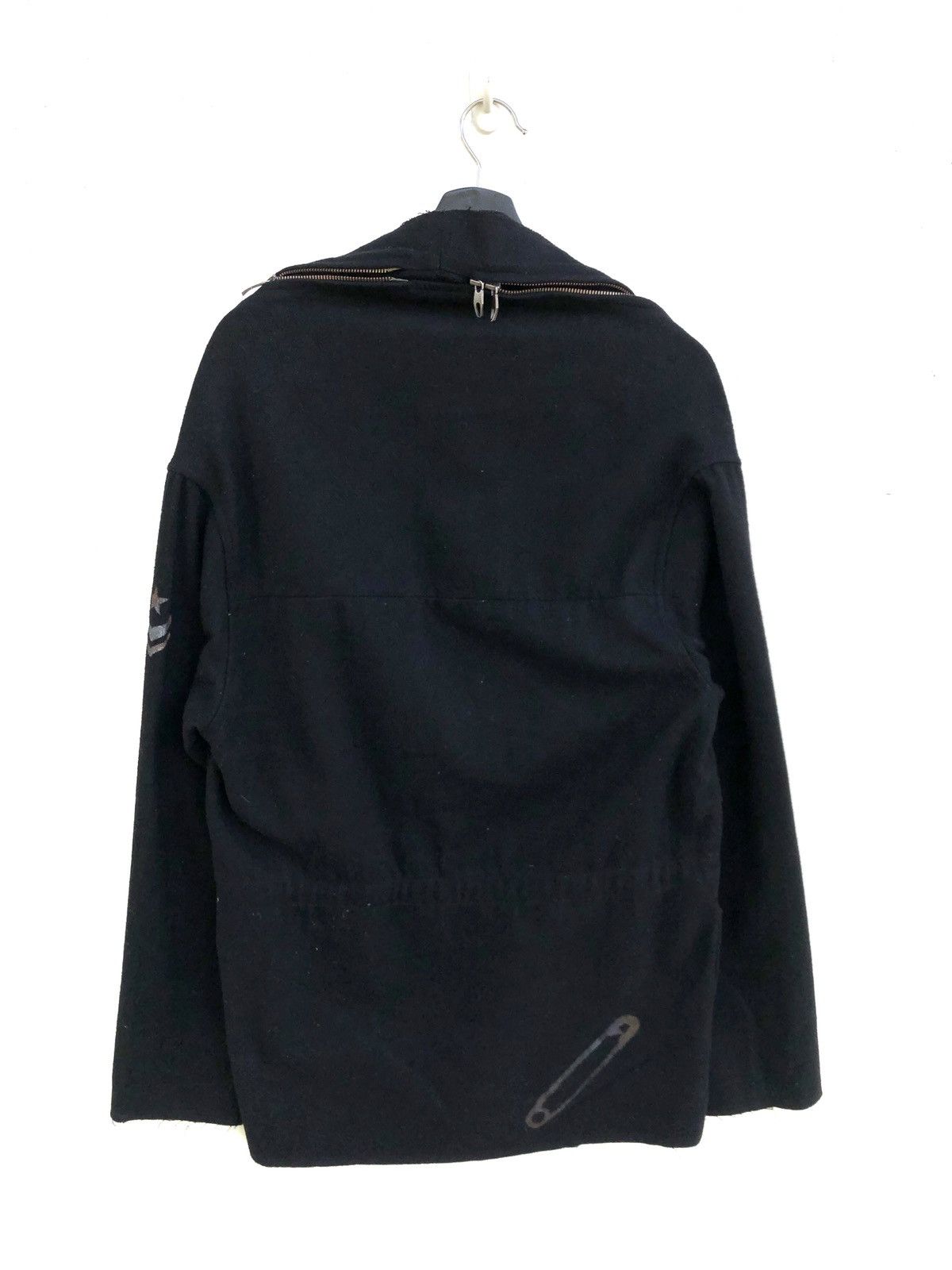 PPFM × Seditionaries PPFM Seditionaries Safety Pin Logo Wool Alien Neck Jacket Size US M / EU 48-50 / 2 - 2 Thumbnail