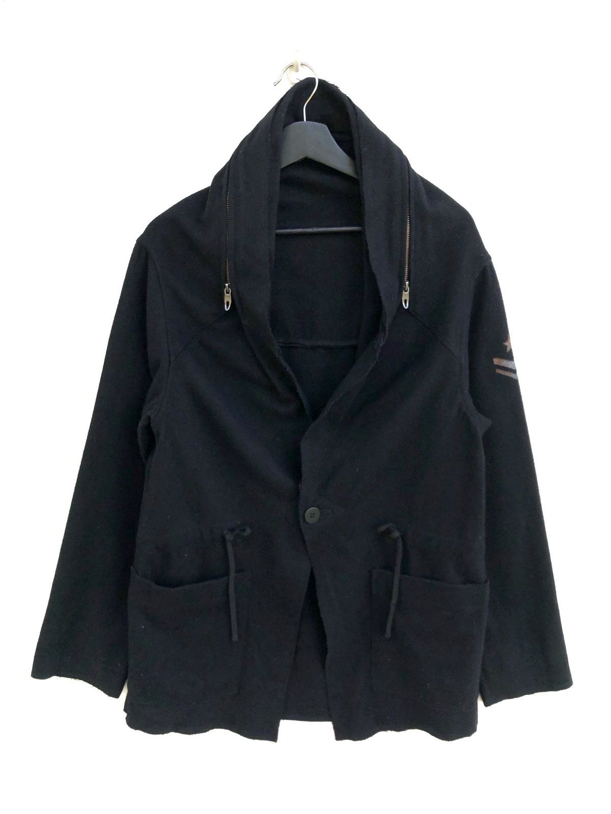 PPFM Seditionaries Safety Pin Logo Wool Alien Neck Jacket