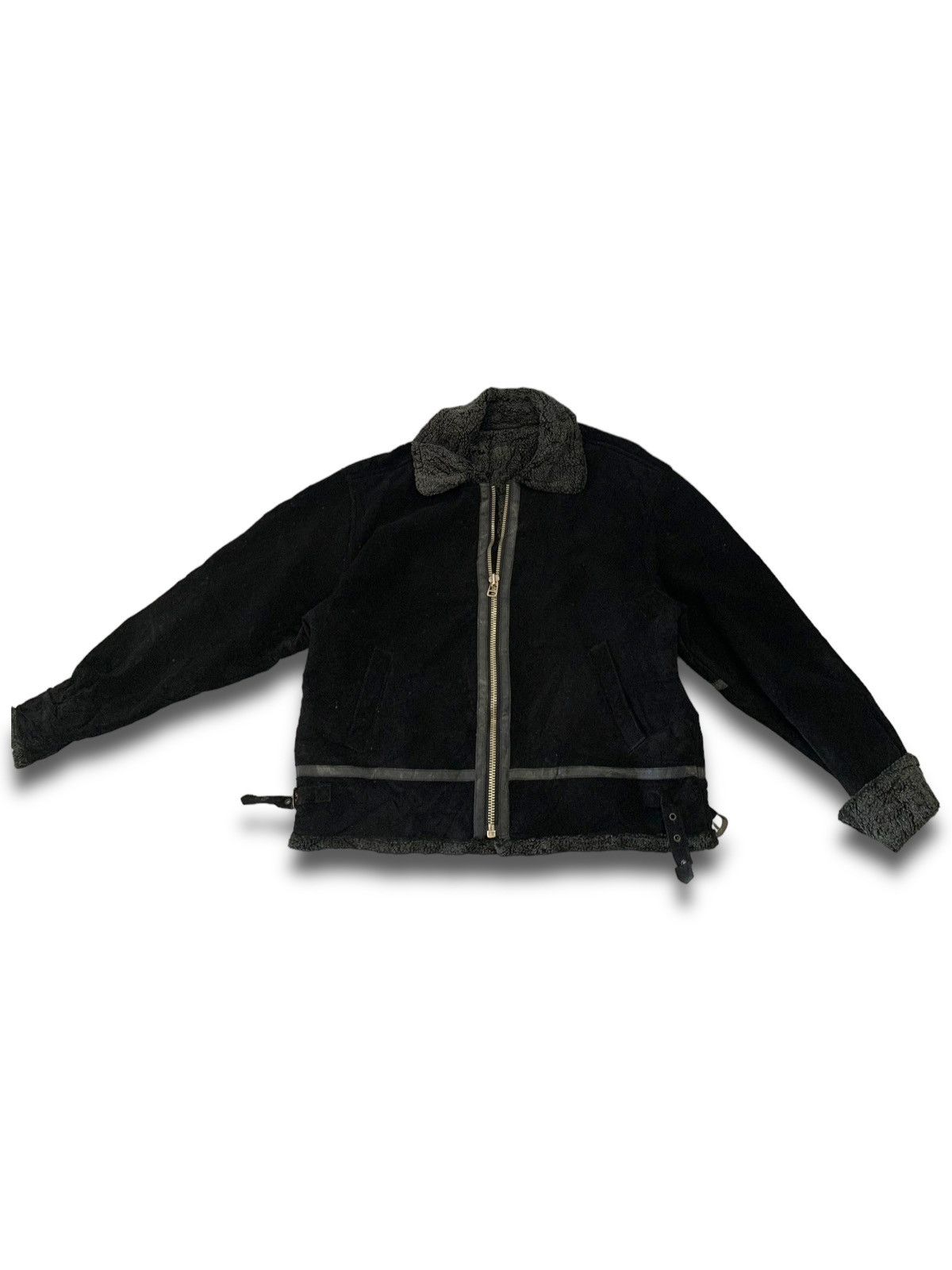 Vintage Vintage Avantgarde B3 Black Leather SuadeJacket Size US L / EU 52-54 / 3 - 2 Thumbnail