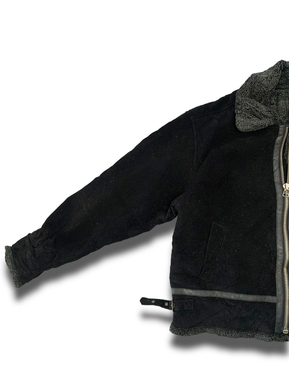 Vintage Vintage Avantgarde B3 Black Leather SuadeJacket Size US L / EU 52-54 / 3 - 3 Thumbnail