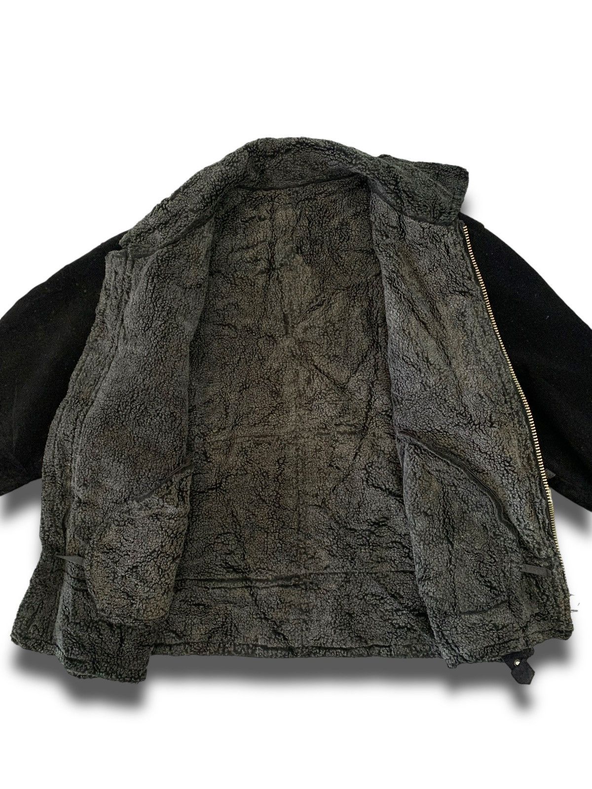 Vintage Vintage Avantgarde B3 Black Leather SuadeJacket Size US L / EU 52-54 / 3 - 6 Thumbnail