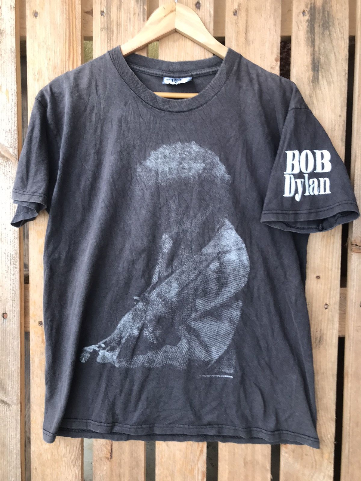 Band Tees Vtg 90s Bob Dylan Overprint Rock Band Tee Size US L / EU 52-54 / 3 - 2 Thumbnail