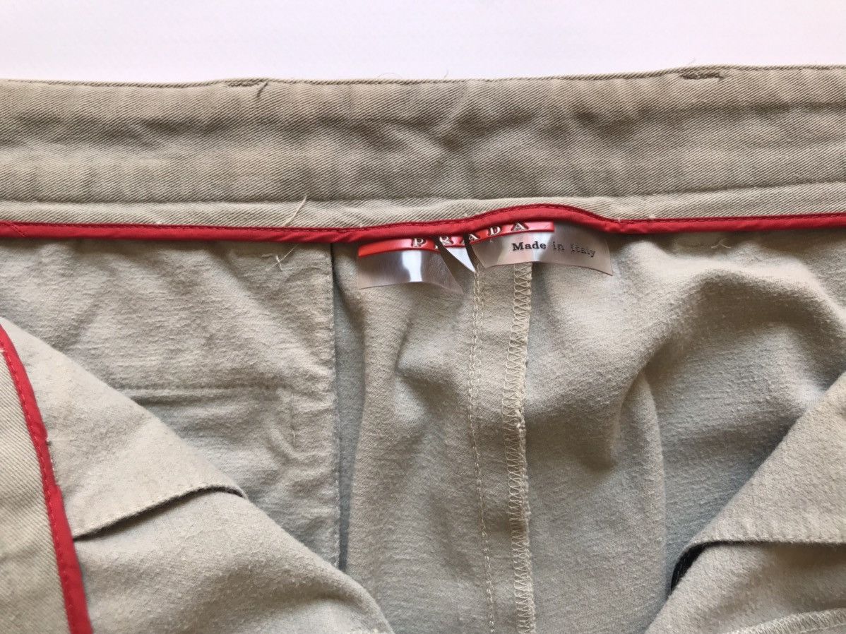 Prada Prada red tab pants Size US 31 - 9 Thumbnail