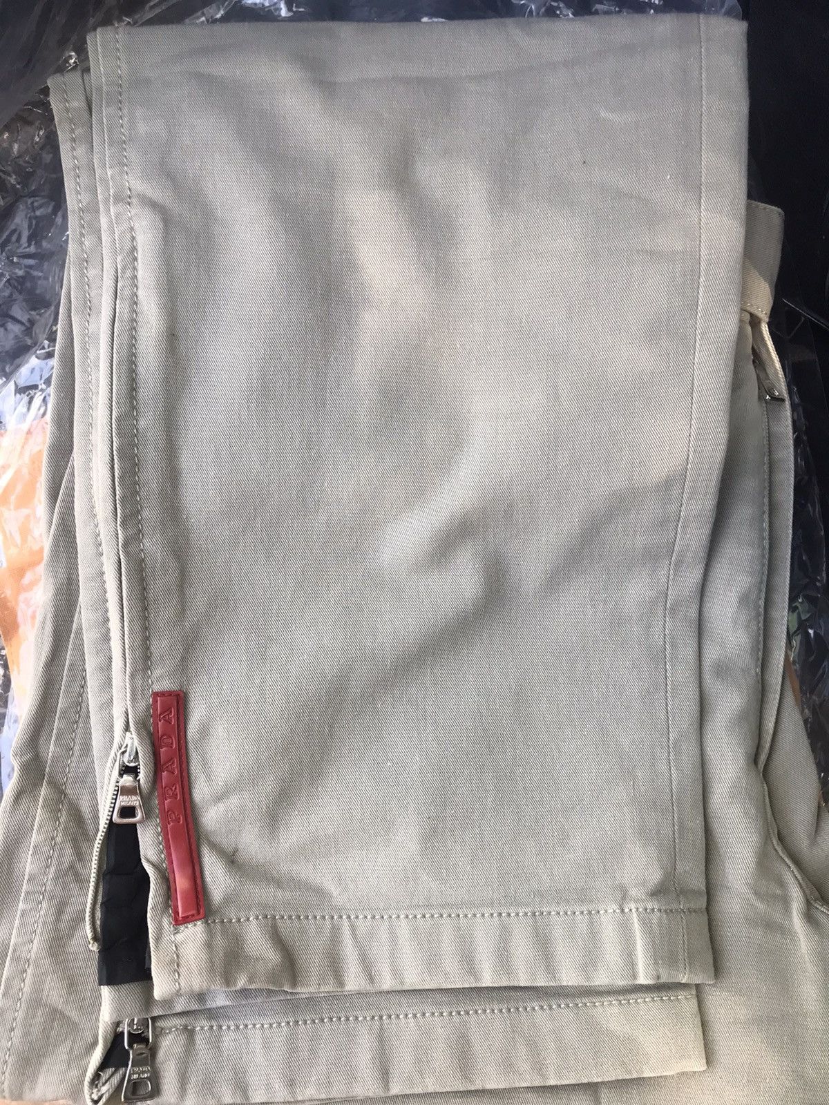 Prada Prada red tab pants Size US 31 - 17 Thumbnail