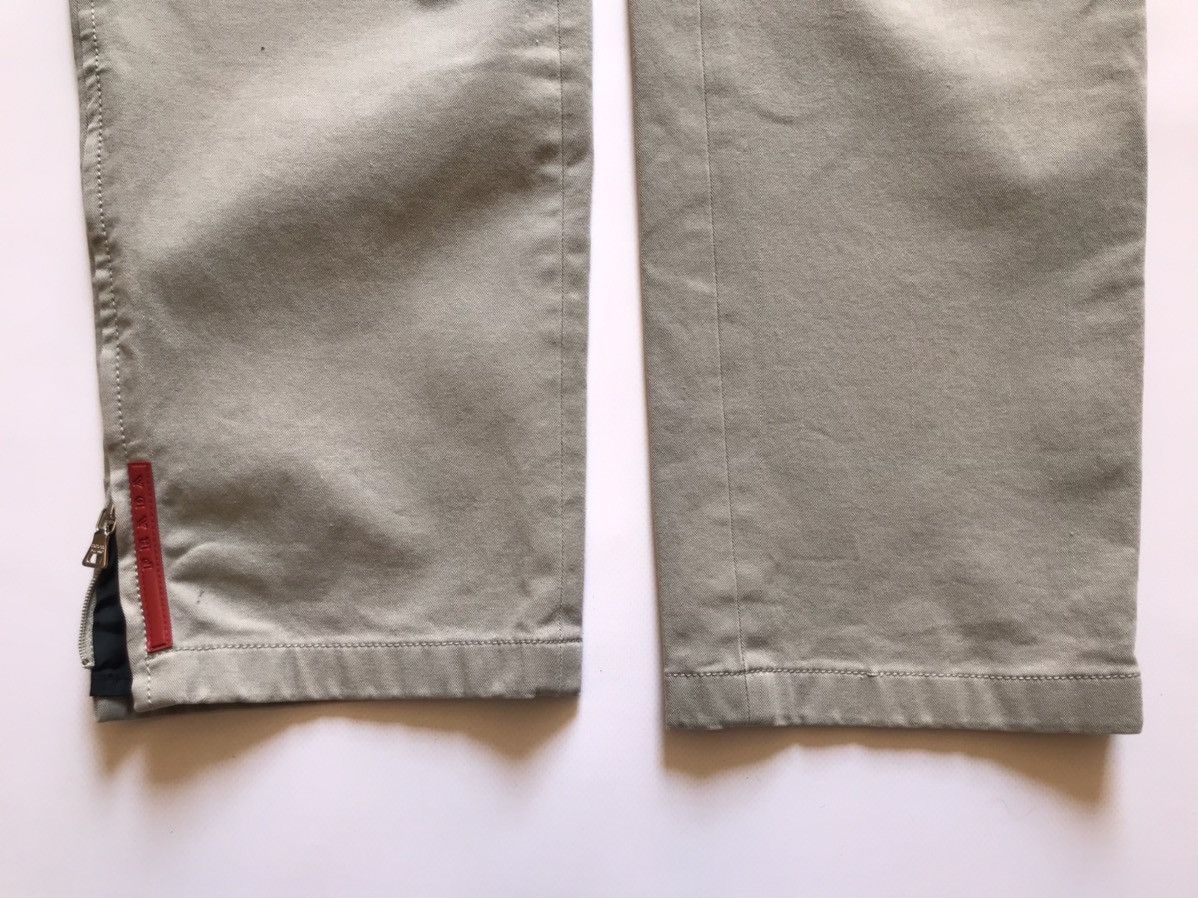 Prada Prada red tab pants Size US 31 - 6 Thumbnail