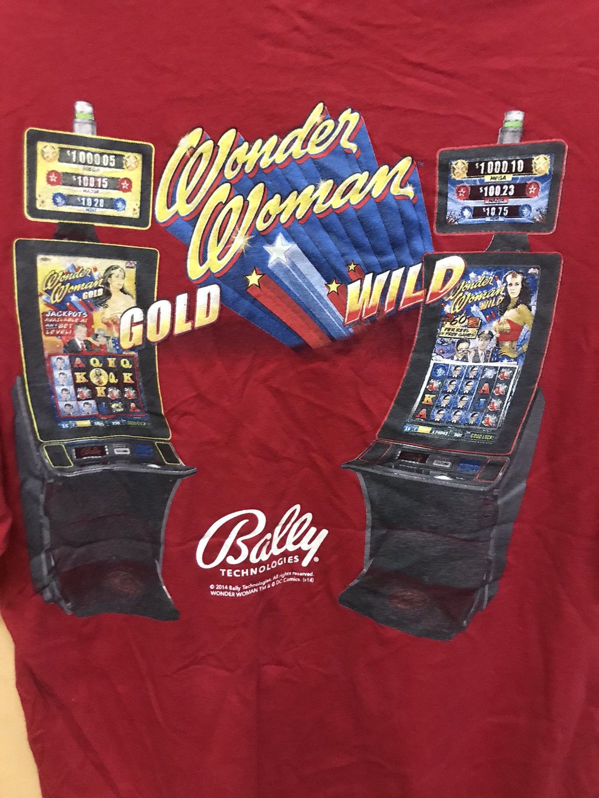 Vintage ‼️Y2K BALLY TECHONOLOGIES WONDER WOMEN TEE‼️ Size ONE SIZE - 6 Thumbnail