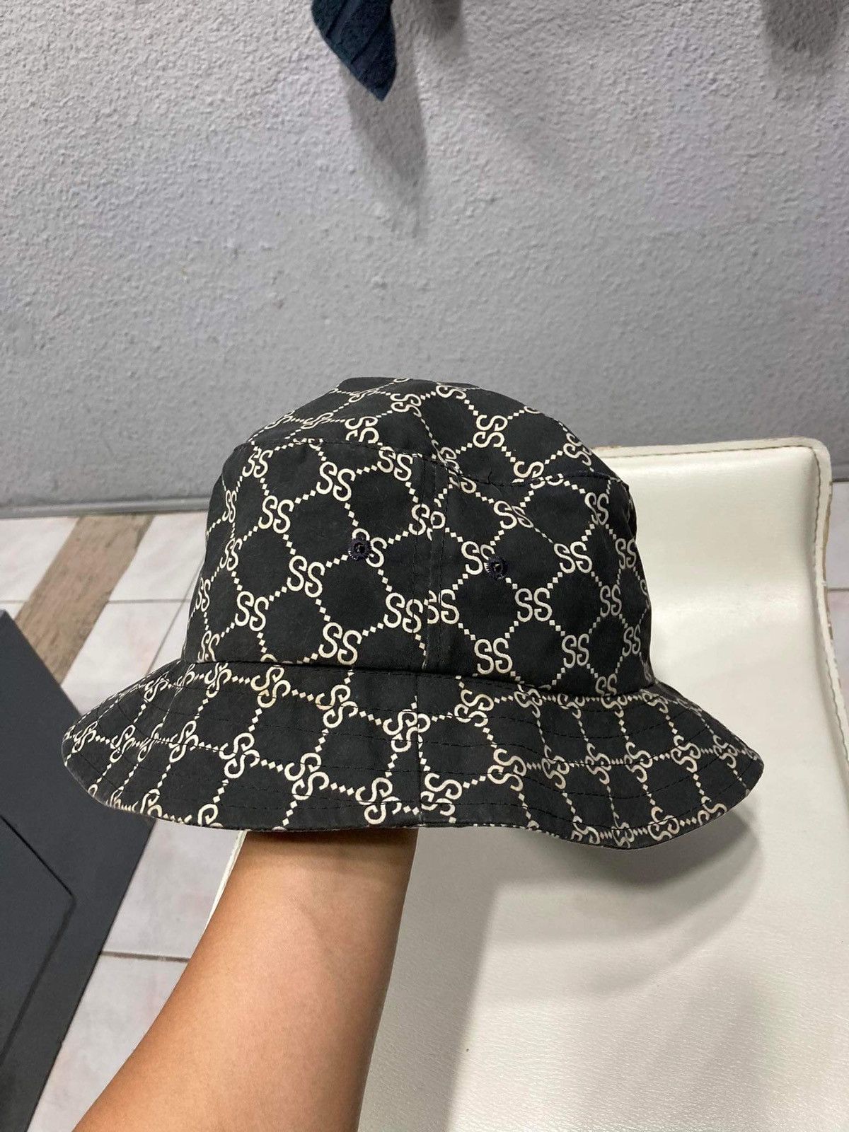 Stussy Vintage “STUCCI” Gucci Inspired Design Bucket Hat Size ONE SIZE - 3 Thumbnail