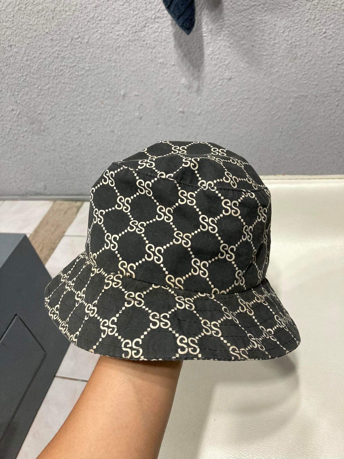 Stussy Vintage “STUCCI” Gucci Inspired Design Bucket Hat Size ONE SIZE - 6 Thumbnail