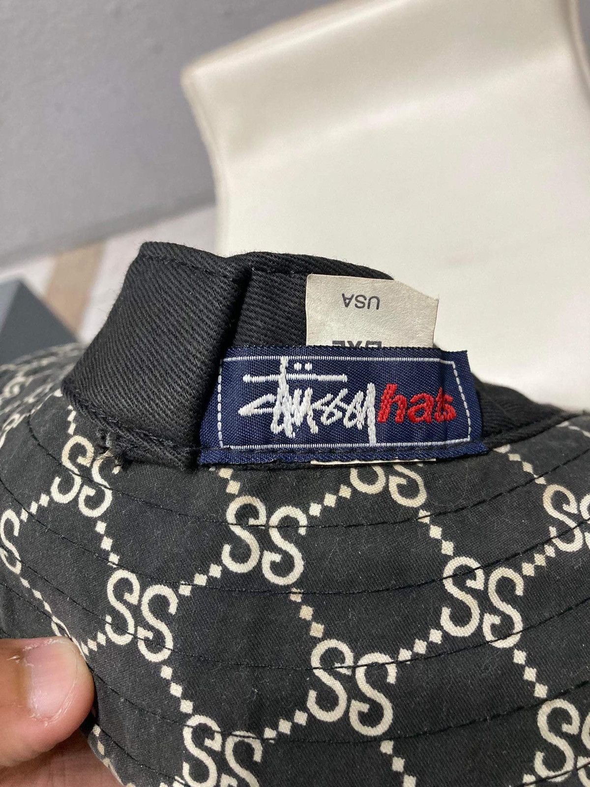 Stussy Vintage “STUCCI” Gucci Inspired Design Bucket Hat Size ONE SIZE - 10 Thumbnail