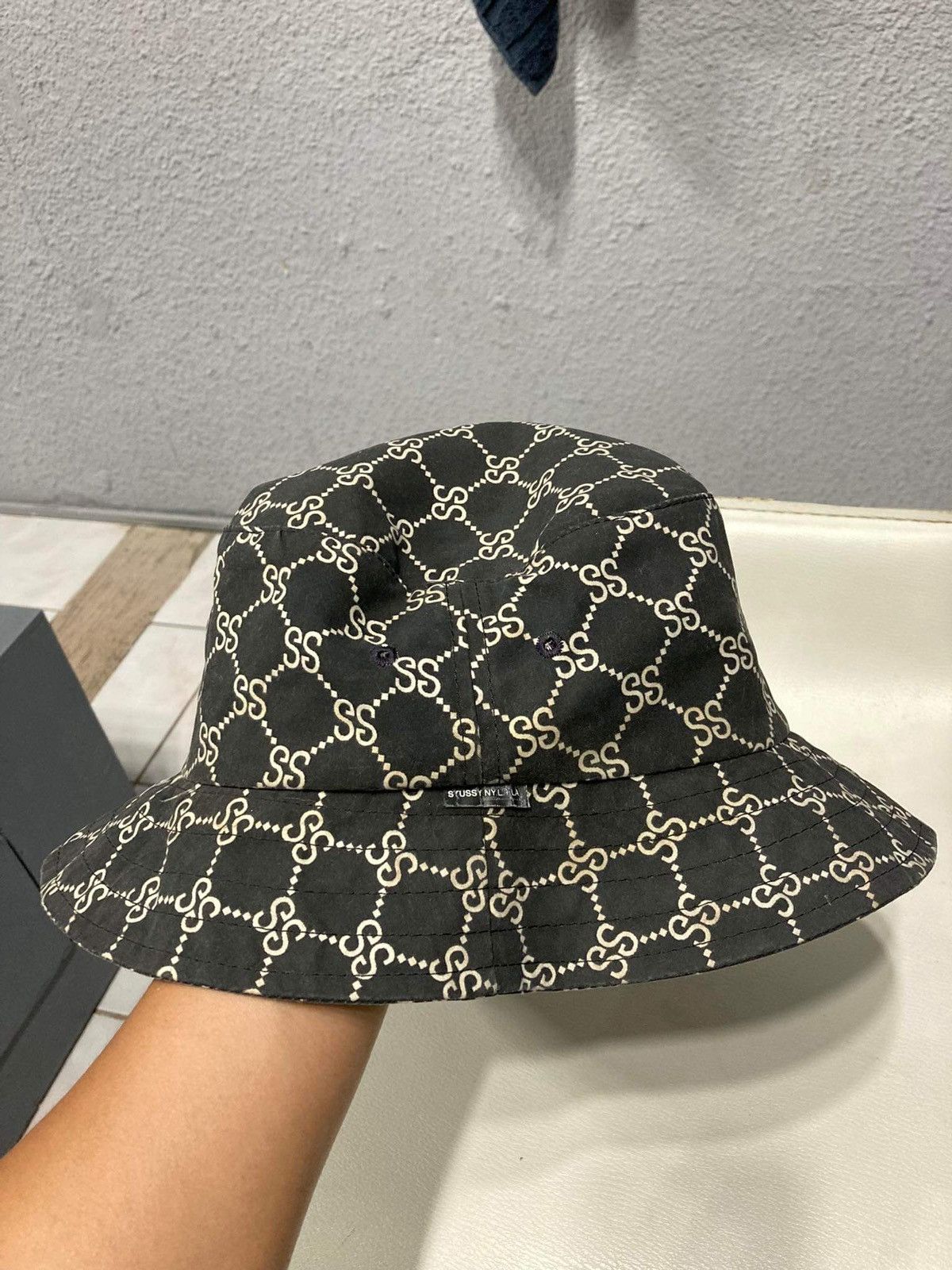 Stussy Vintage “STUCCI” Gucci Inspired Design Bucket Hat Size ONE SIZE - 8 Thumbnail