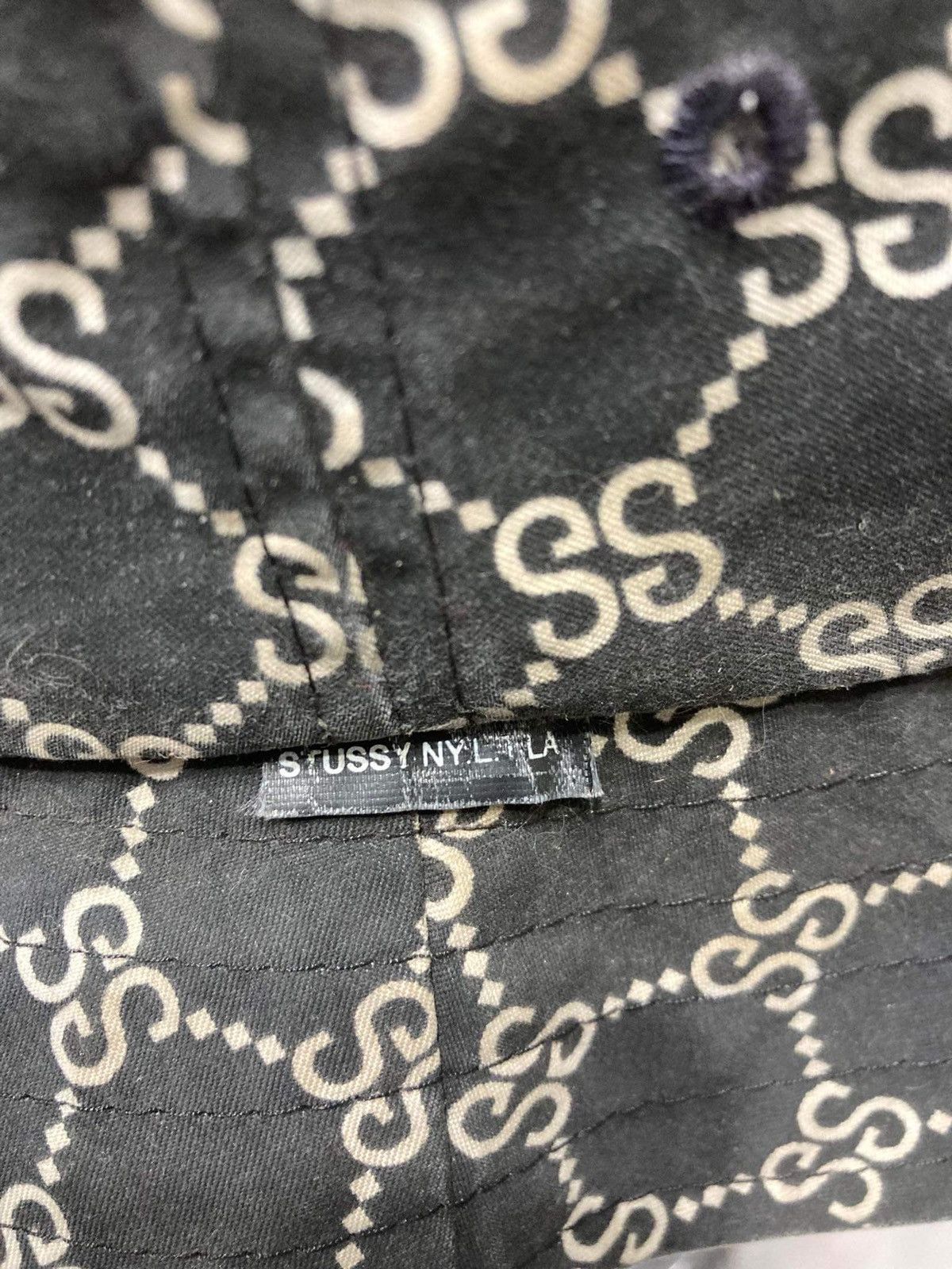 Stussy Vintage “STUCCI” Gucci Inspired Design Bucket Hat Size ONE SIZE - 5 Thumbnail