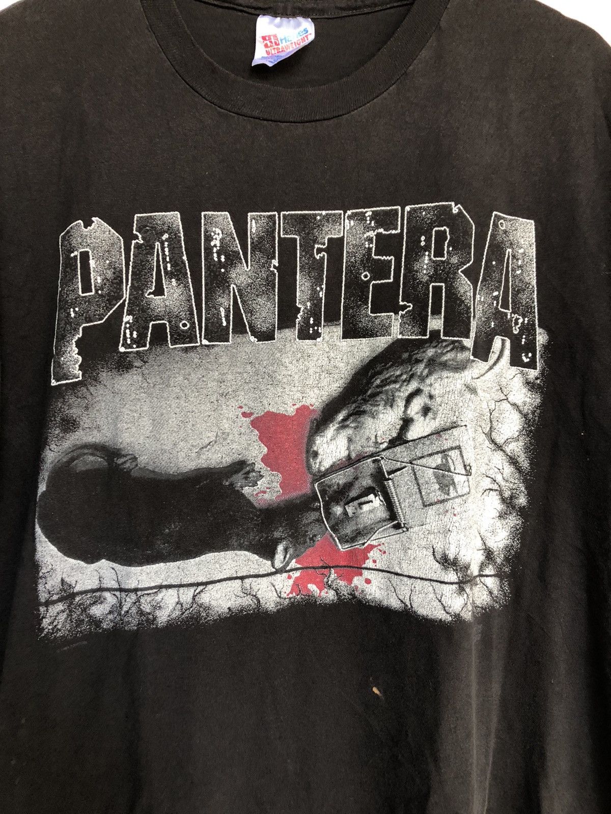Band Tees × Hanes 🔥SINGLE STITCH🔥Pantera Im Broken Winterland Black 1994 Shirt Size US XL / EU 56 / 4 - 3 Thumbnail