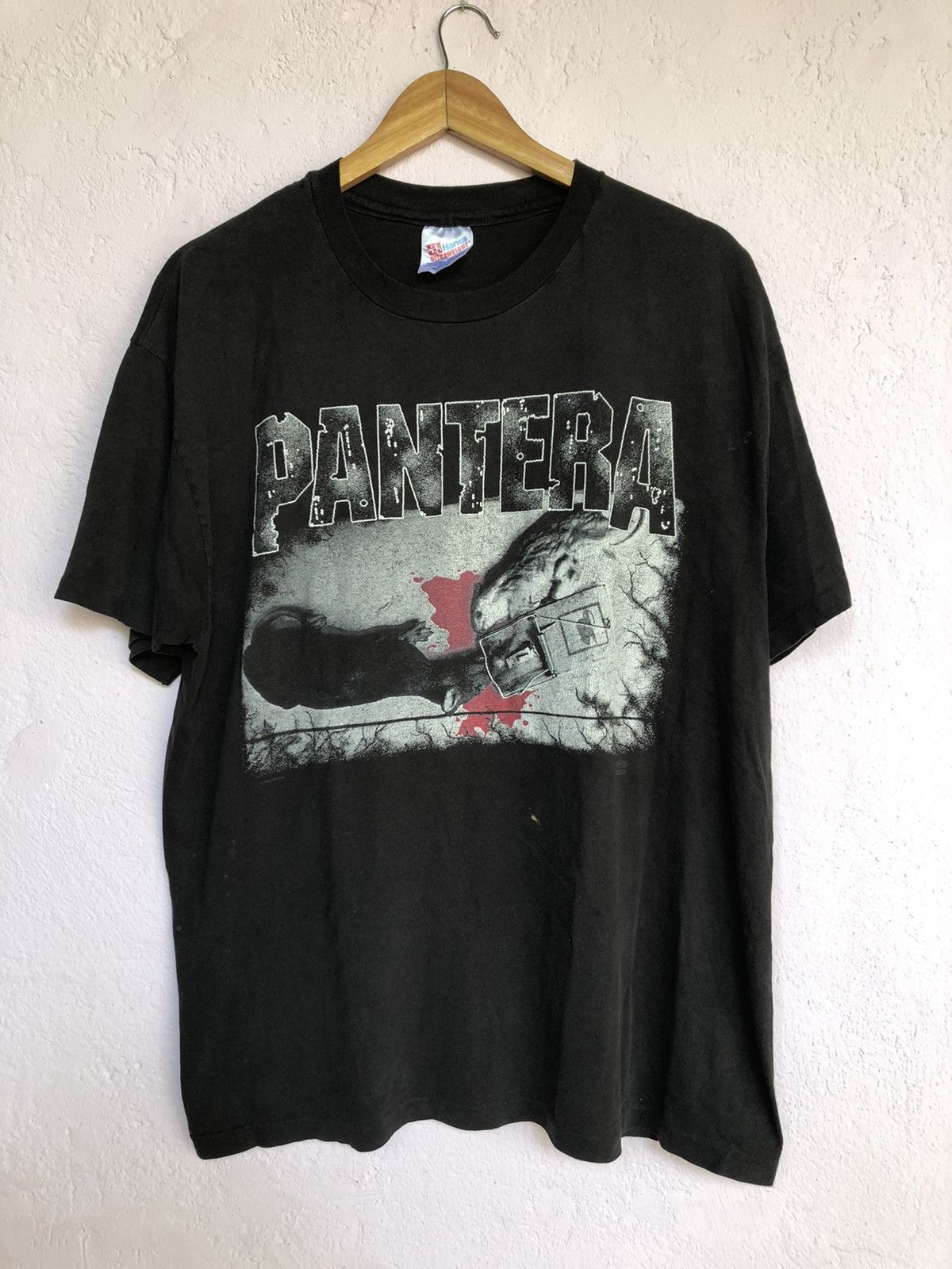 Band Tees × Hanes 🔥SINGLE STITCH🔥Pantera Im Broken Winterland Black 1994 Shirt Size US XL / EU 56 / 4 - 1 Thumbnail