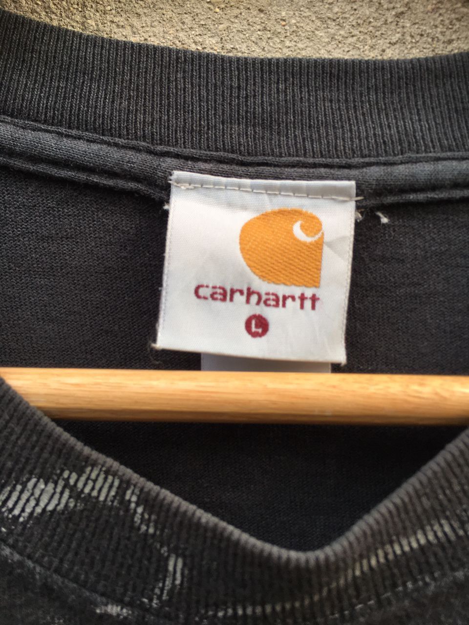 Carhartt Vintage Carhartt Audio Sutra Black TmT Shirts sun faded Size US L / EU 52-54 / 3 - 5 Thumbnail