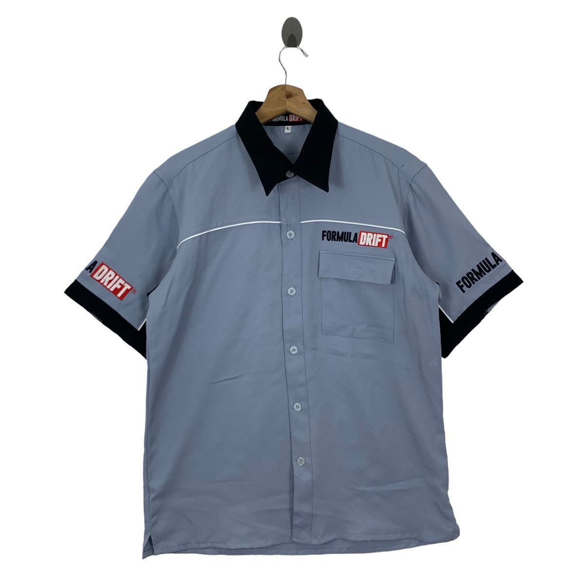 Vintage Vintage Sportswear Formula Drift Button Shirt Size US L / EU 52-54 / 3 - 1 Thumbnail