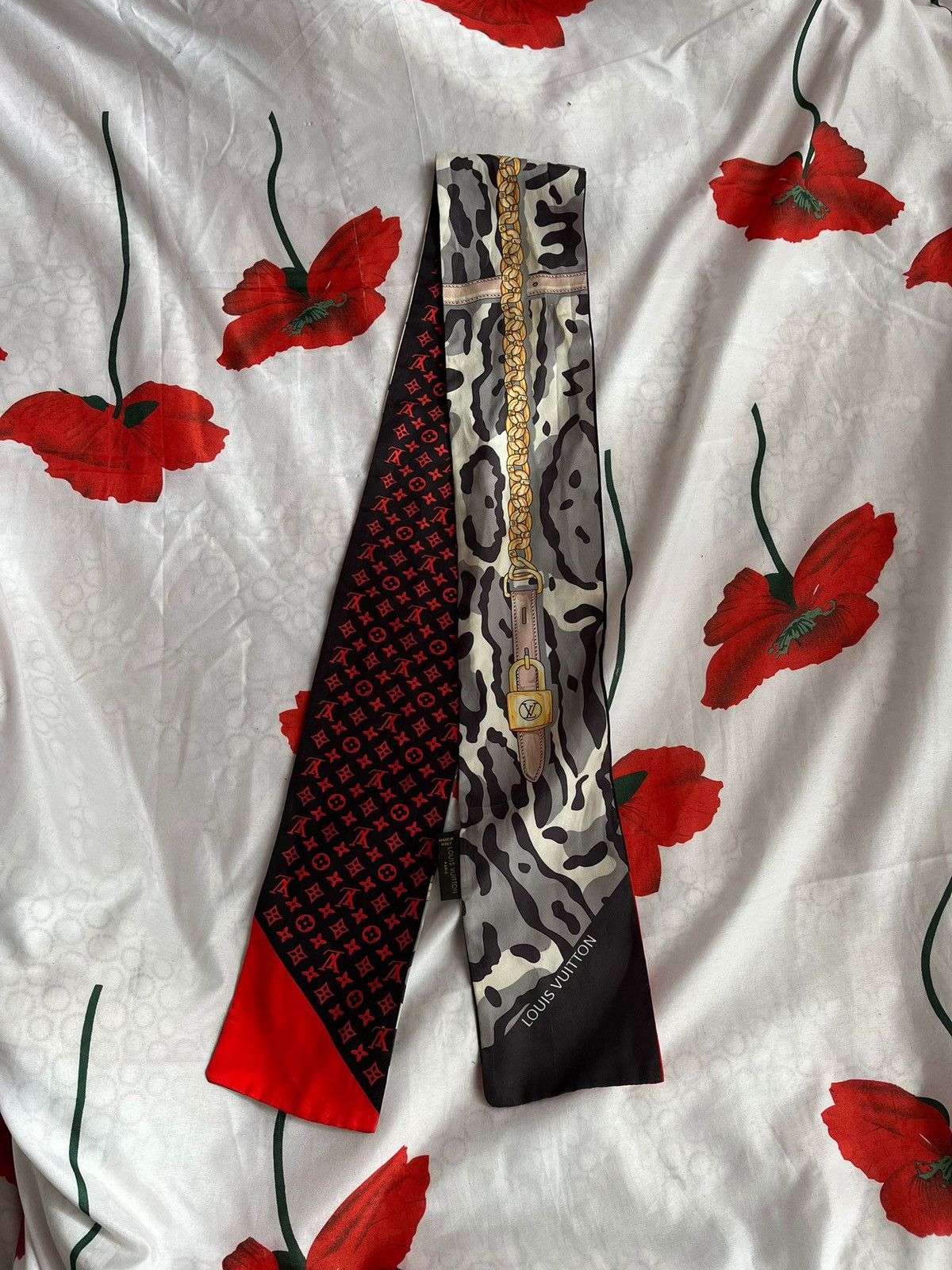 Louis Vuitton scarf handkerchief monogram
