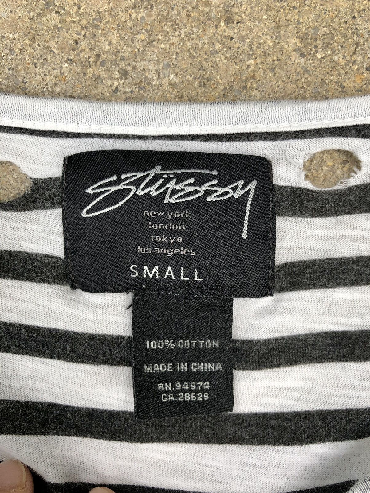 Seditionaries Vintage Stussy N°1 distressed t shirt Size US S / EU 44-46 / 1 - 9 Thumbnail