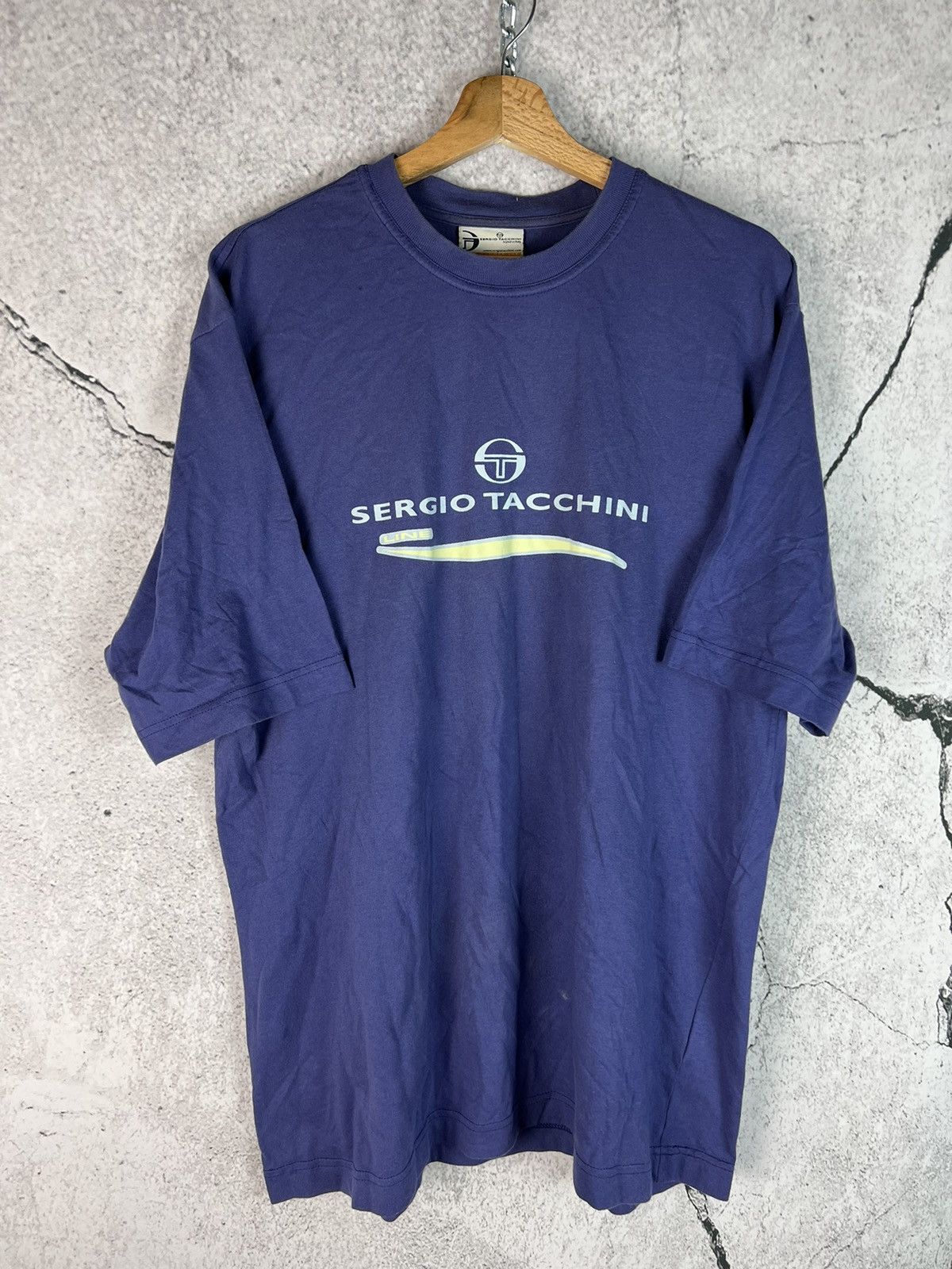 Sergio Tacchini Sergio Tacchini center logo tshirt Size US L / EU 52-54 / 3 - 1 Thumbnail