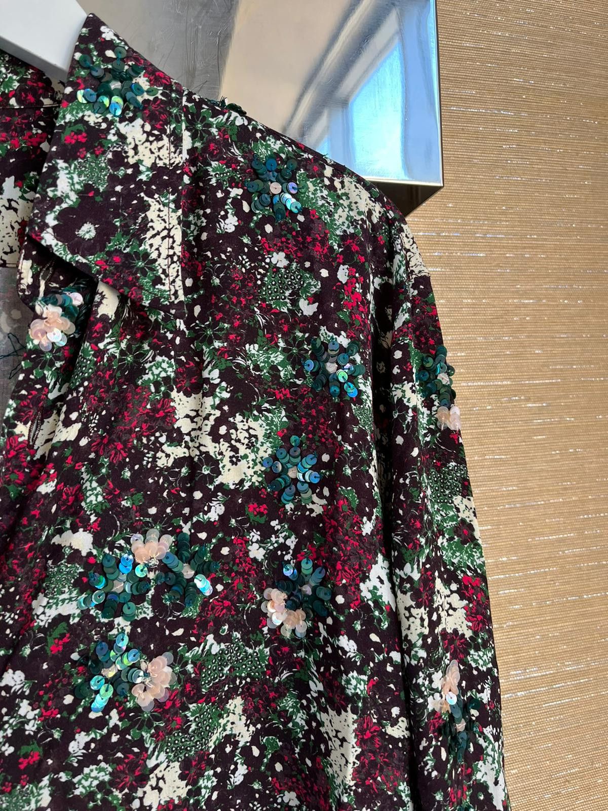 Dries Van Noten Sequence & Floral Button Up Shirt in Multicolor Size US S / EU 44-46 / 1 - 3 Thumbnail