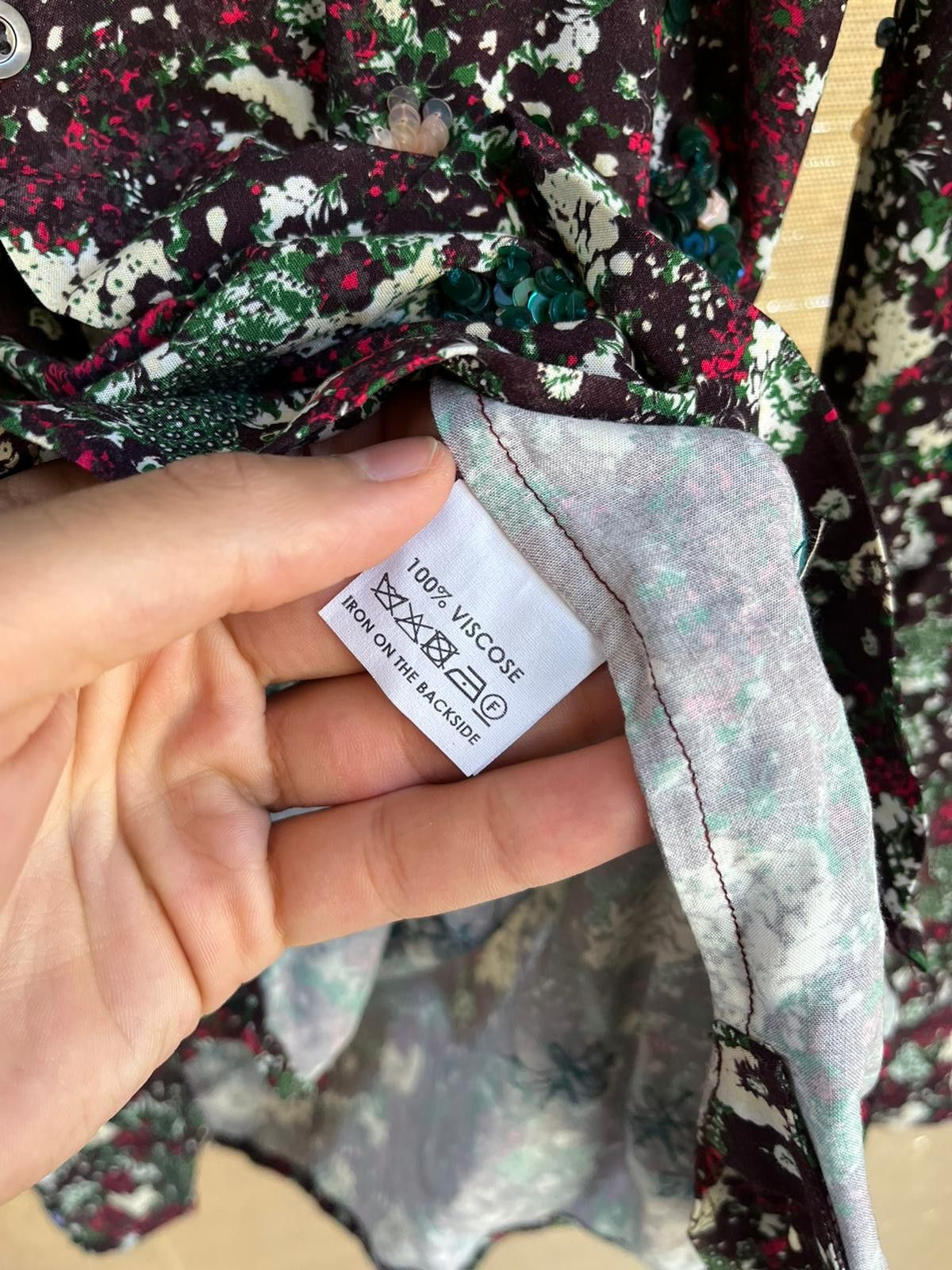Dries Van Noten Sequence & Floral Button Up Shirt in Multicolor Size US S / EU 44-46 / 1 - 12 Thumbnail