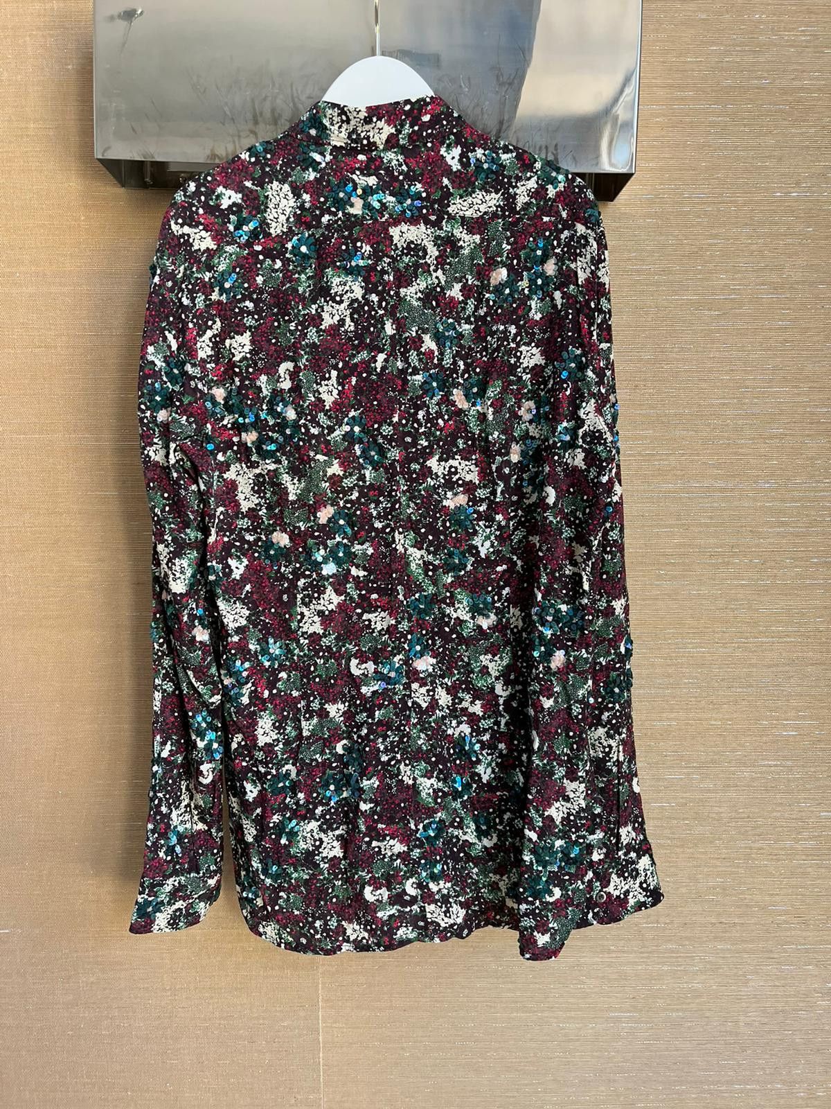 Dries Van Noten Sequence & Floral Button Up Shirt in Multicolor Size US S / EU 44-46 / 1 - 14 Thumbnail
